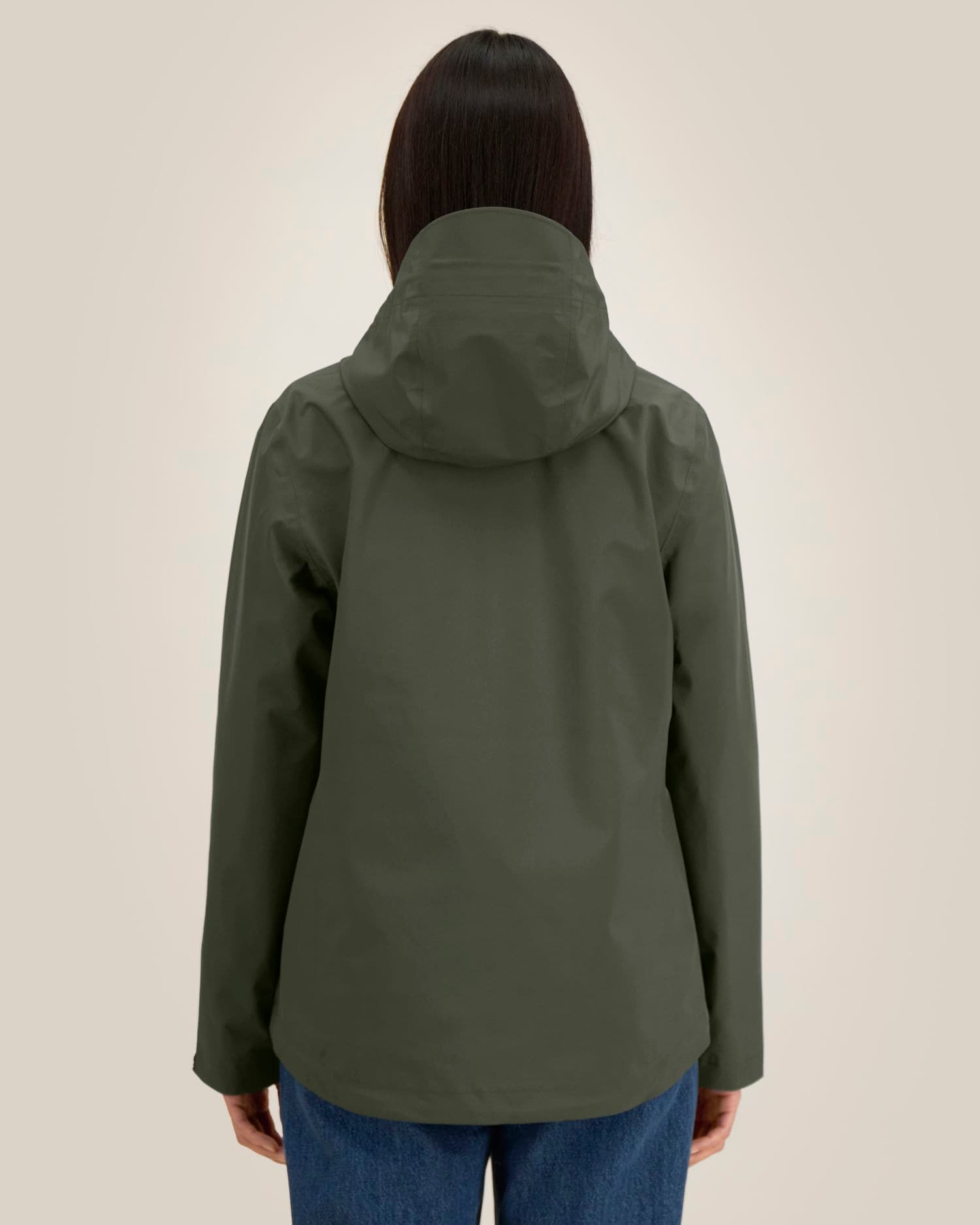 Stella Stormer Stanley/Stella gedragen, kleur Khaki