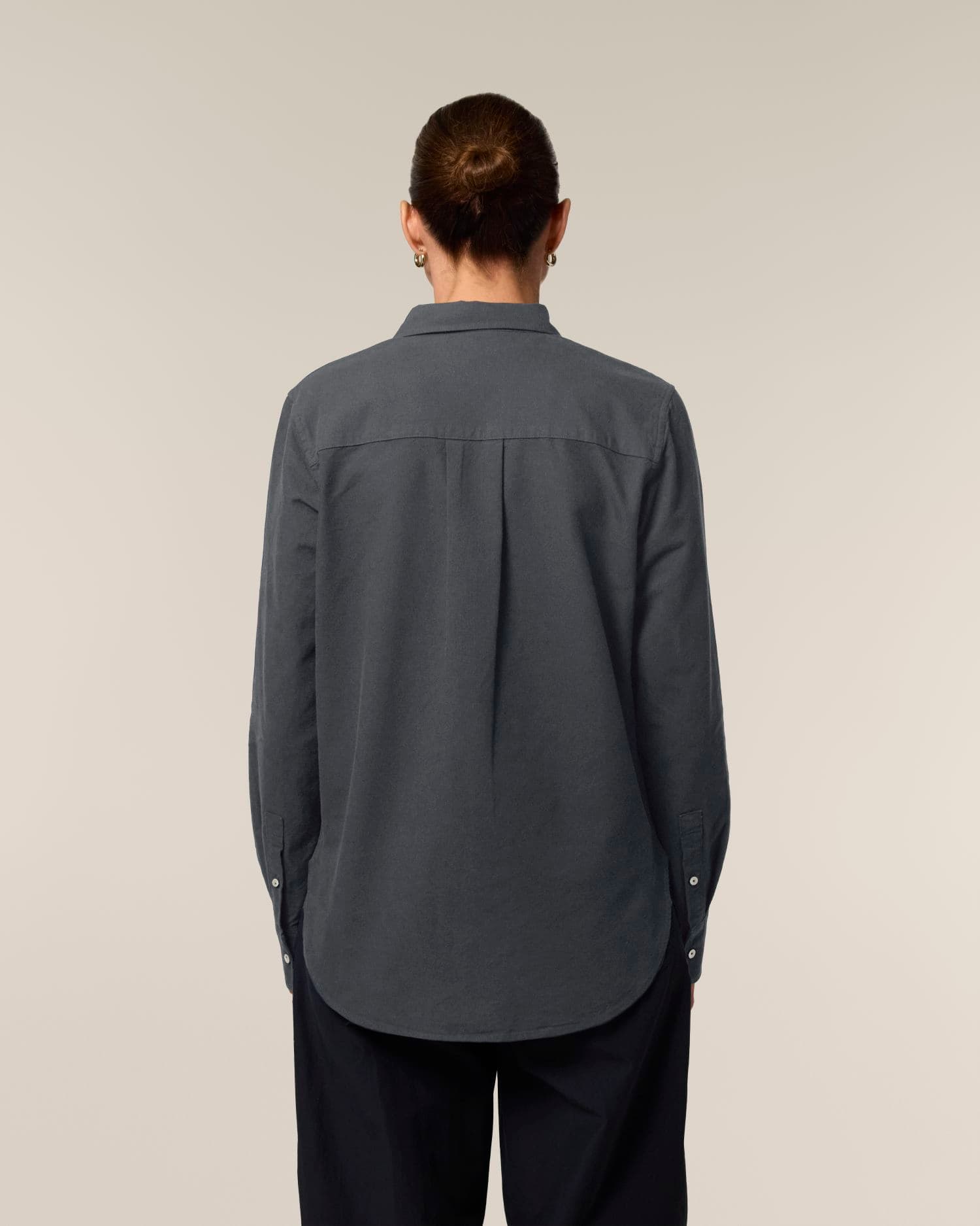 Stella Oxford Shirt Stanley/Stella porté, coloris Anthracite