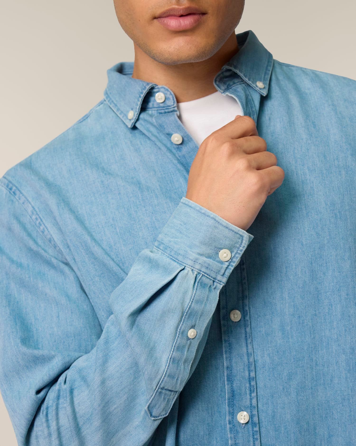 Stanley Denim Shirt Stanley/Stella, détail des finitions