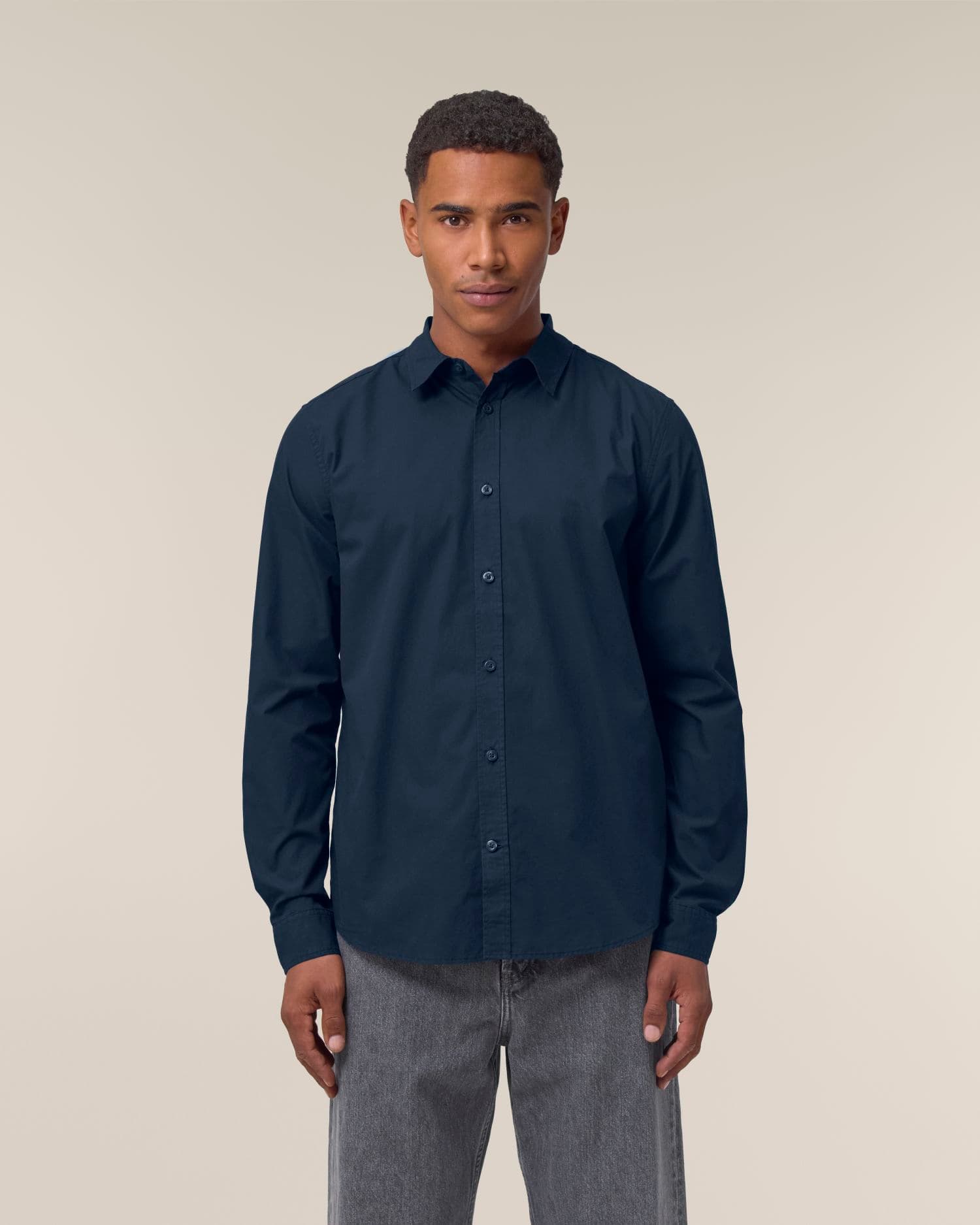 Stanley Styler Shirt Stanley/Stella porté, coloris French Navy