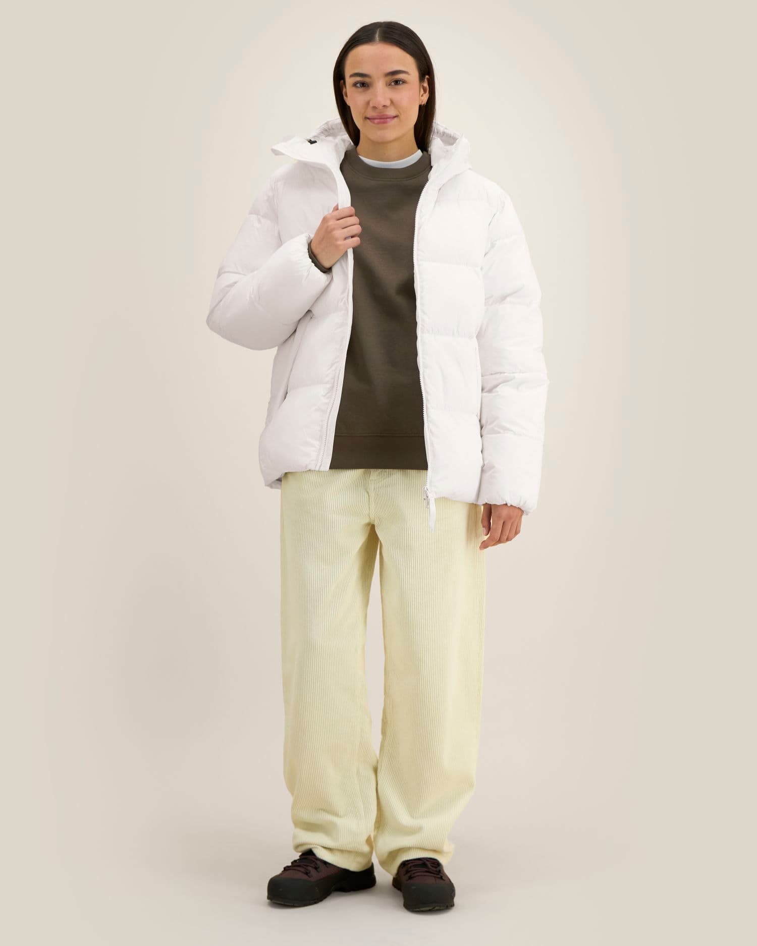Puffer 2.0 Stanley/Stella porté, coloris Off White
