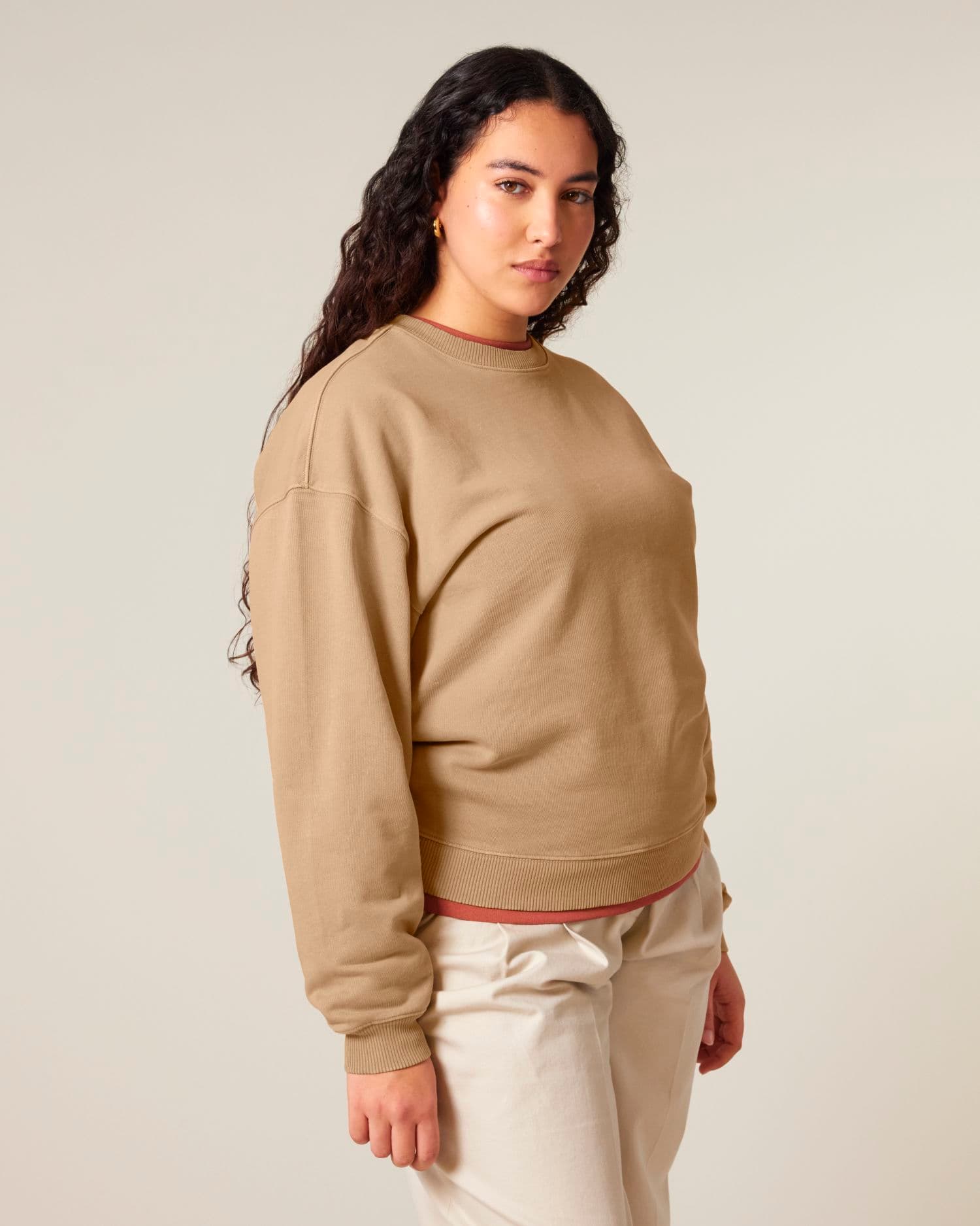 Radder 2.0 Vintage Stanley/Stella gedragen, kleur G. Dyed Latte