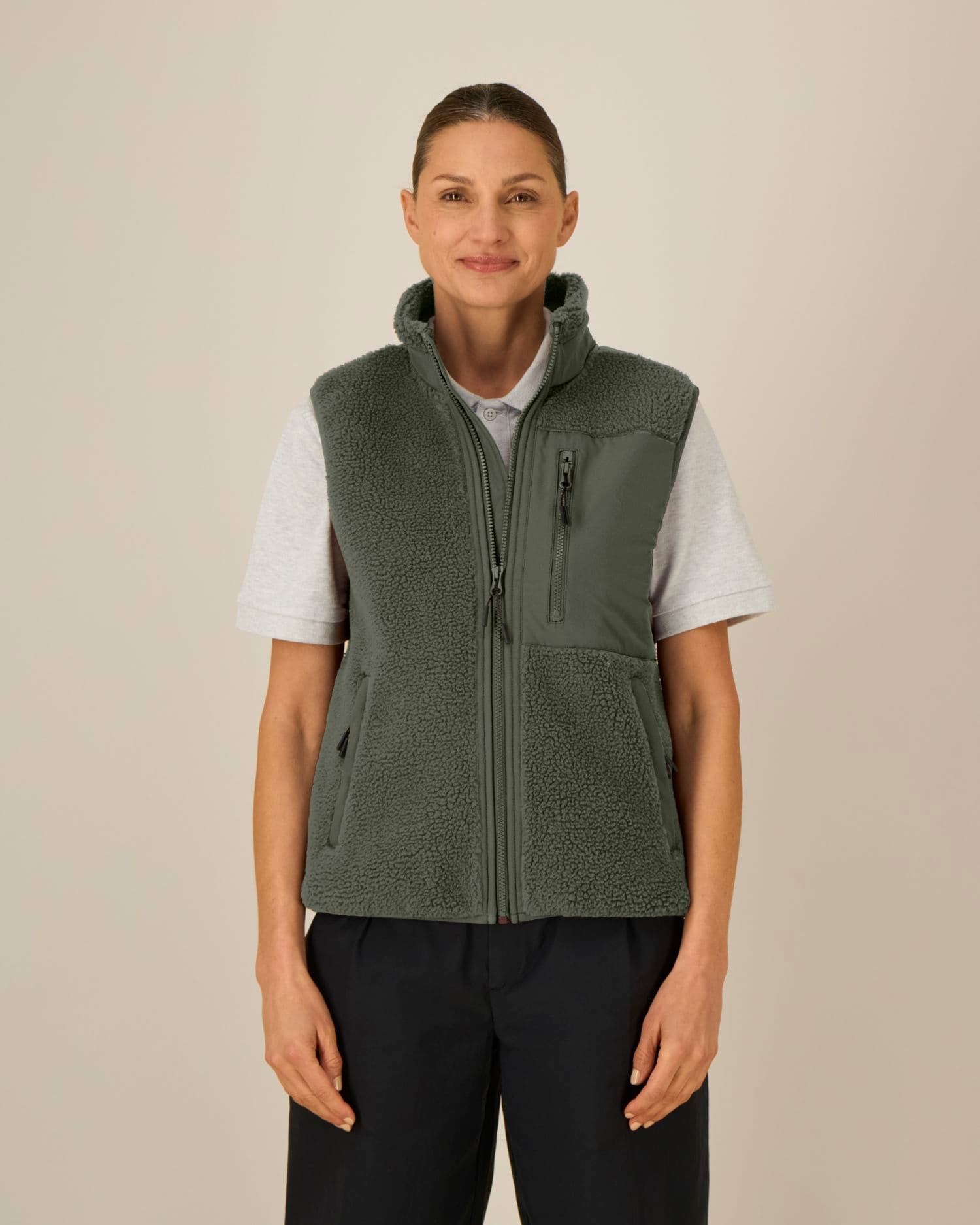 Liner Stanley/Stella getragen, Farbe Khaki