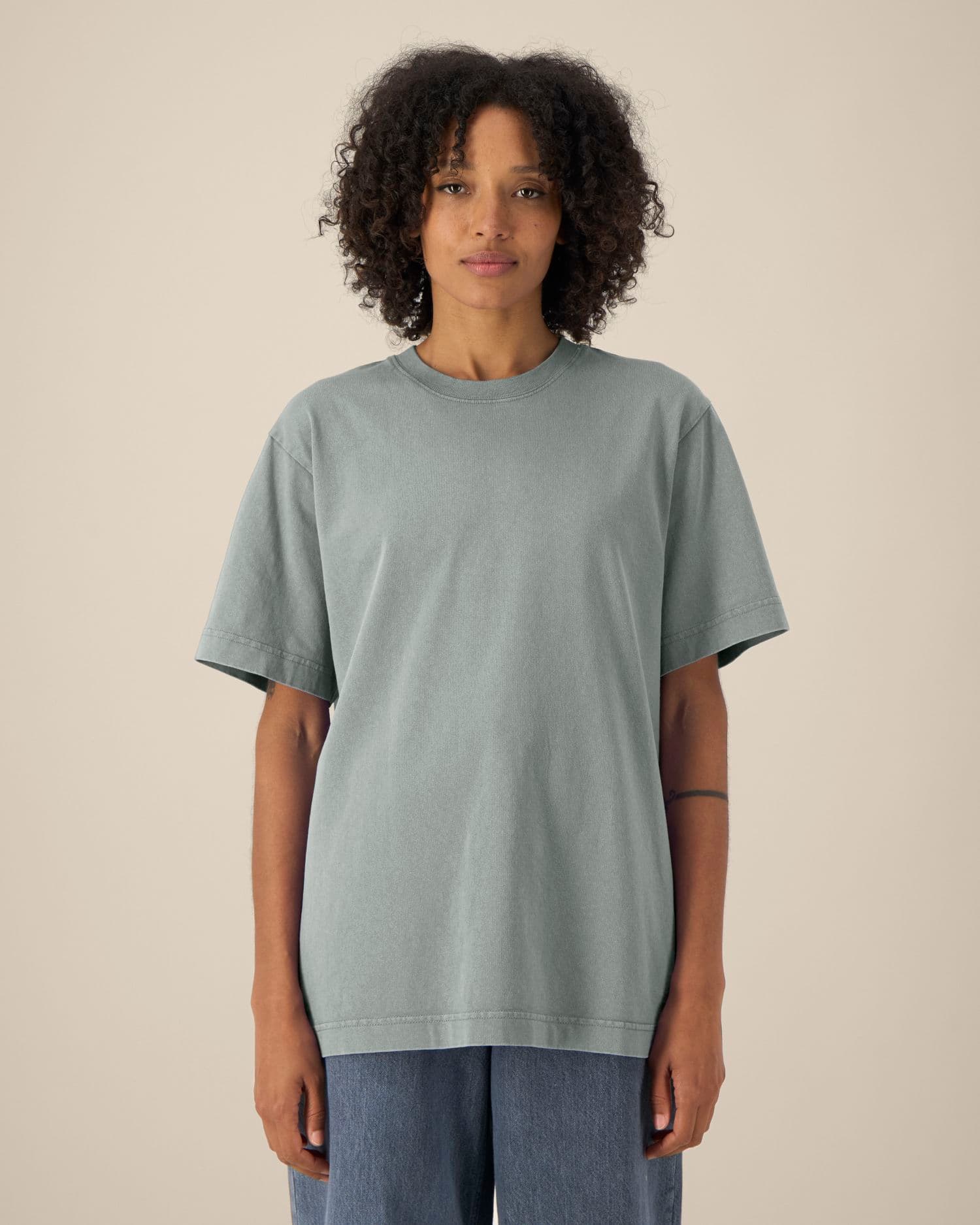 Freestyler Vintage Stanley/Stella porté, coloris G. Dyed Misty Grey
