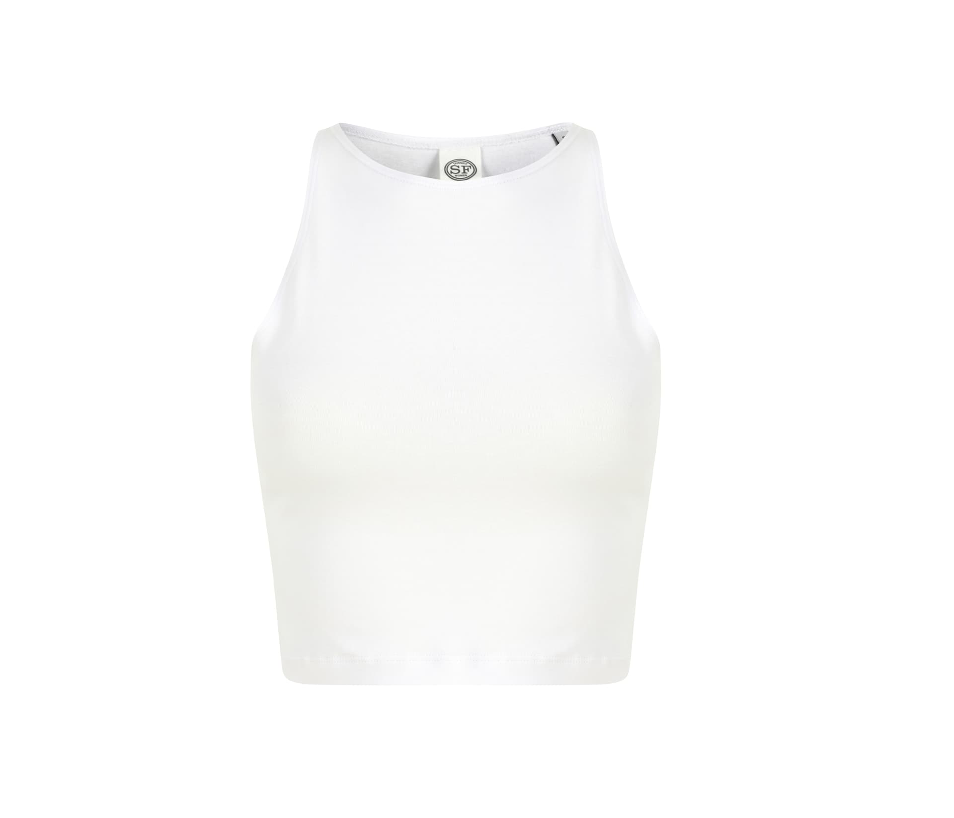 Women's Cropped Top — WHITE