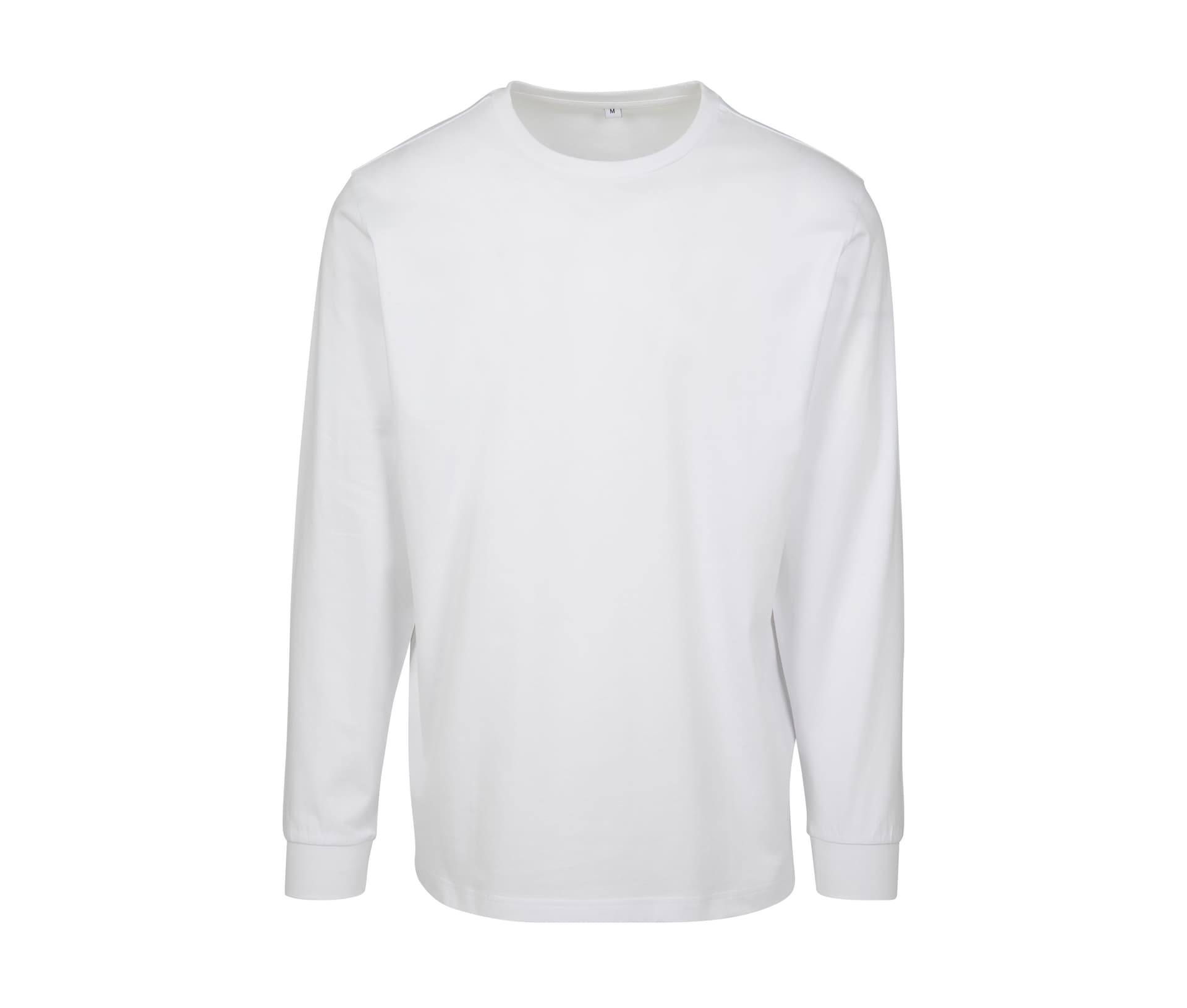 Long Sleeve With Cuffrib — WHITE