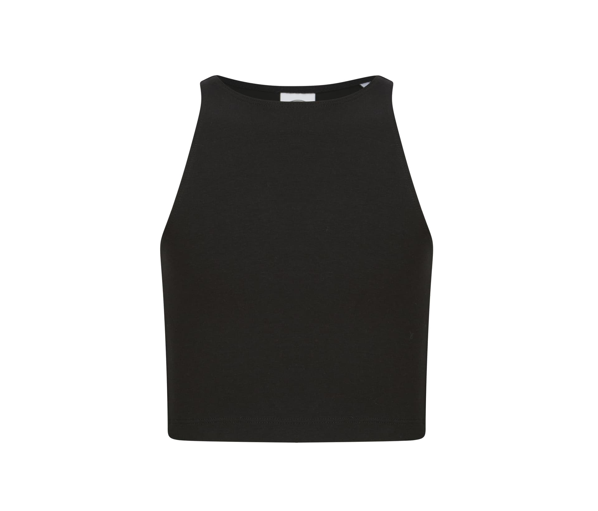 Kids' Cropped Top — BLACK