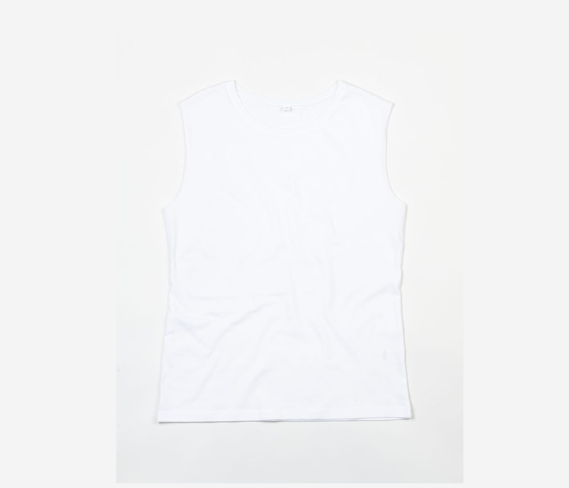 Women's Raw Tank T — WHITE