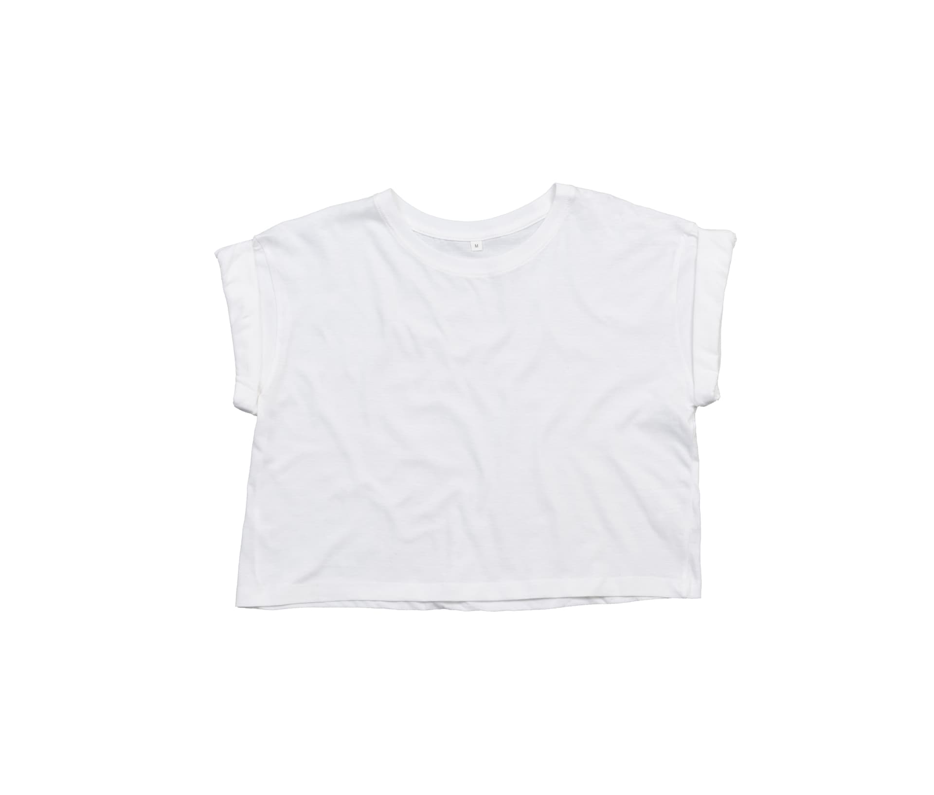 Women's Crop Top T — WHITE