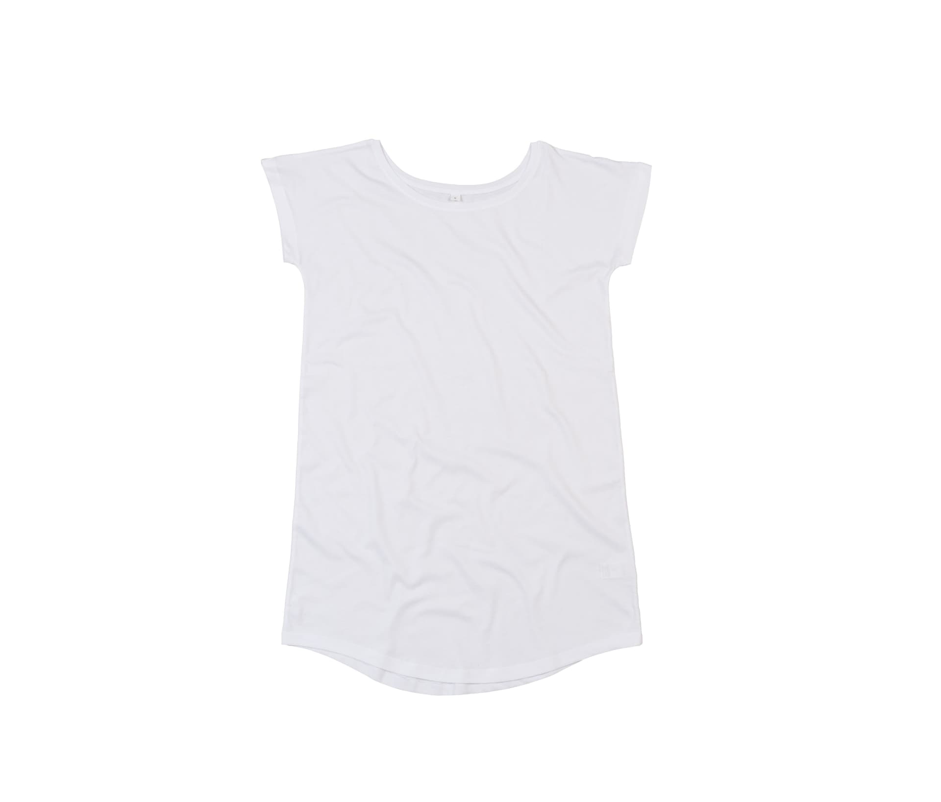 Women's Loose Fit T Dress — WHITE