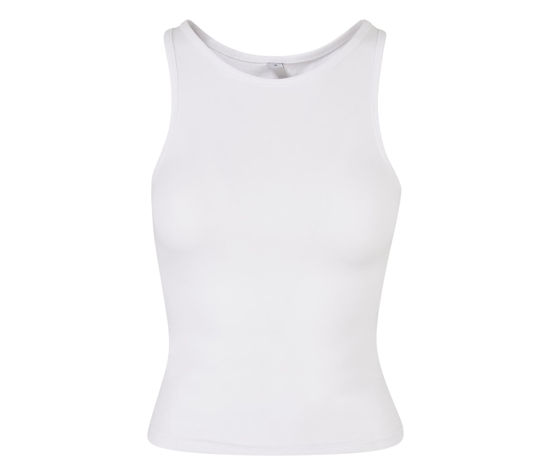 Ladies Racer Back Top — WHITE
