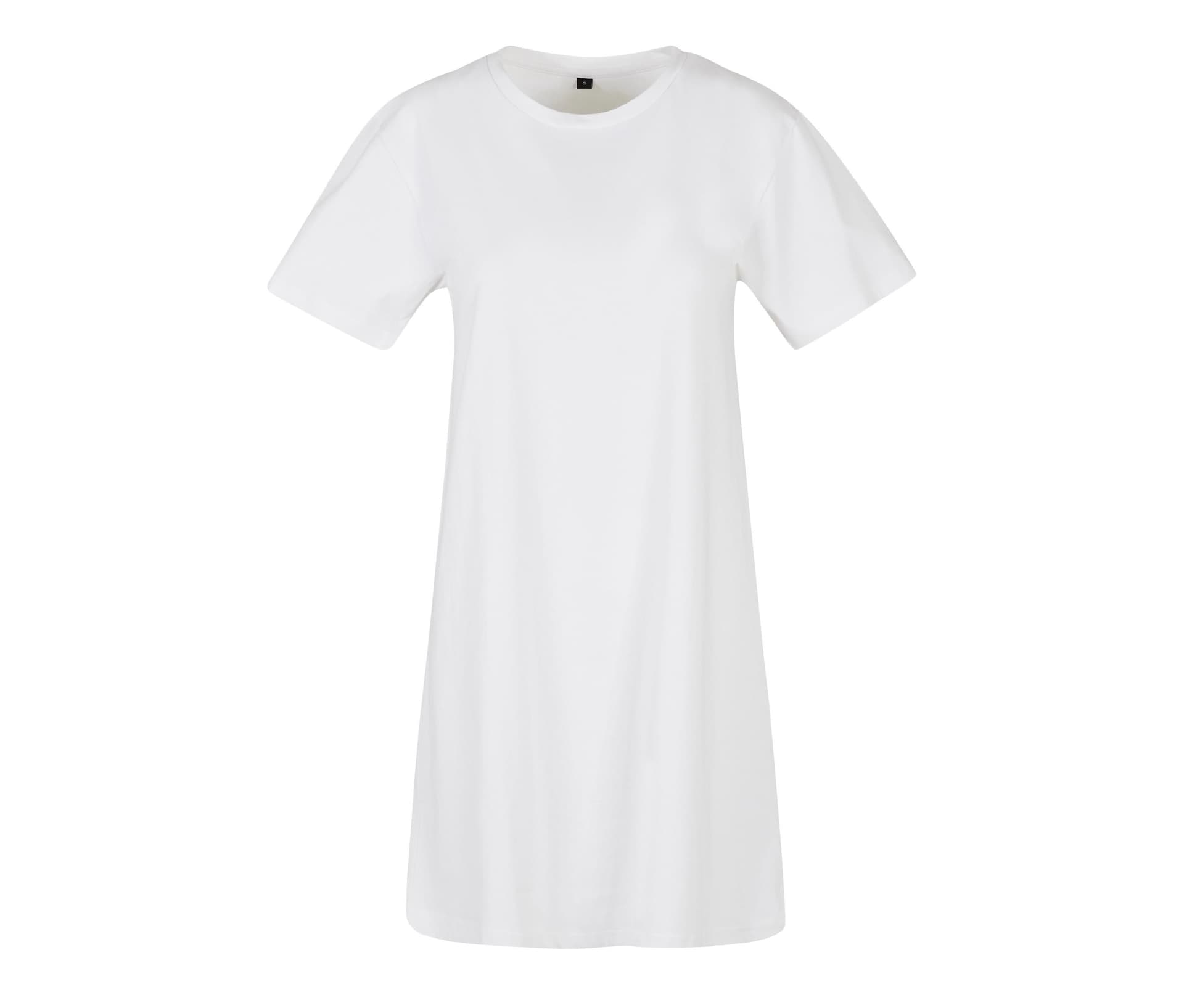 Ladies Tee Dress — WHITE