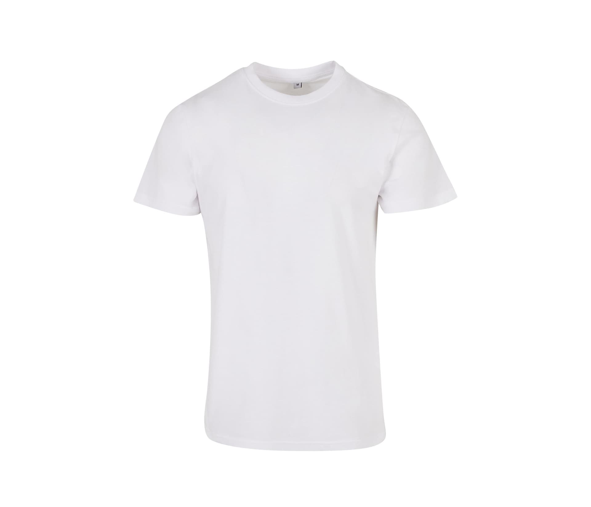 Basic Round Neck T-Shirt — WHITE