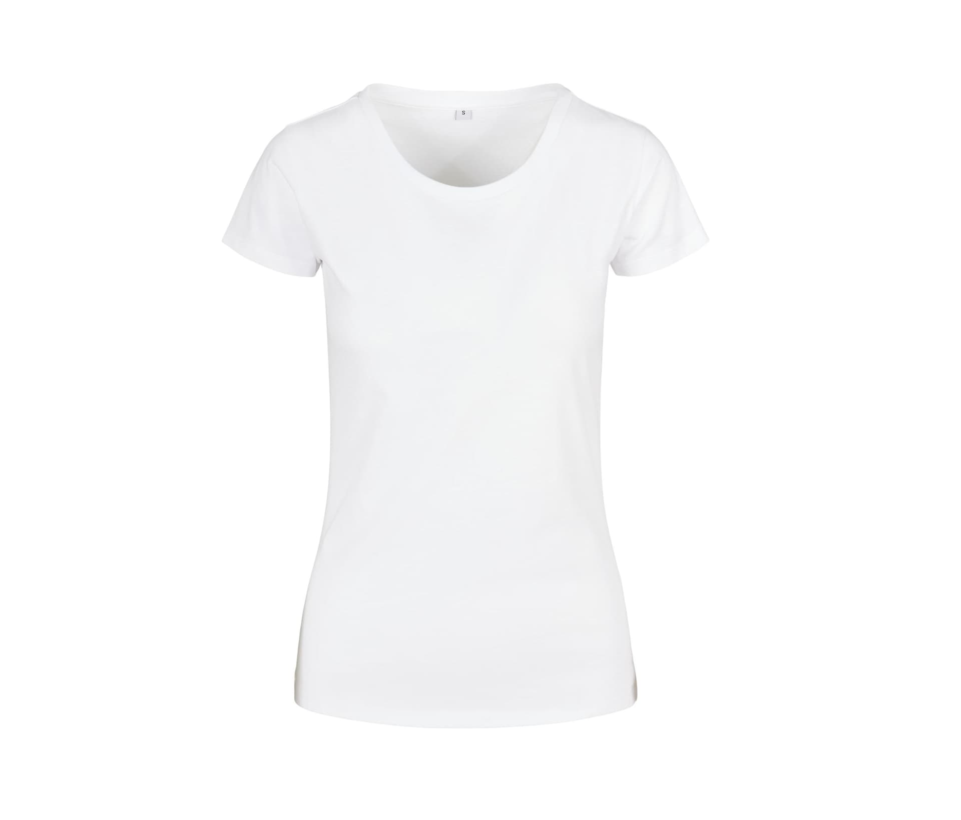 Ladies Basic Tee — WHITE