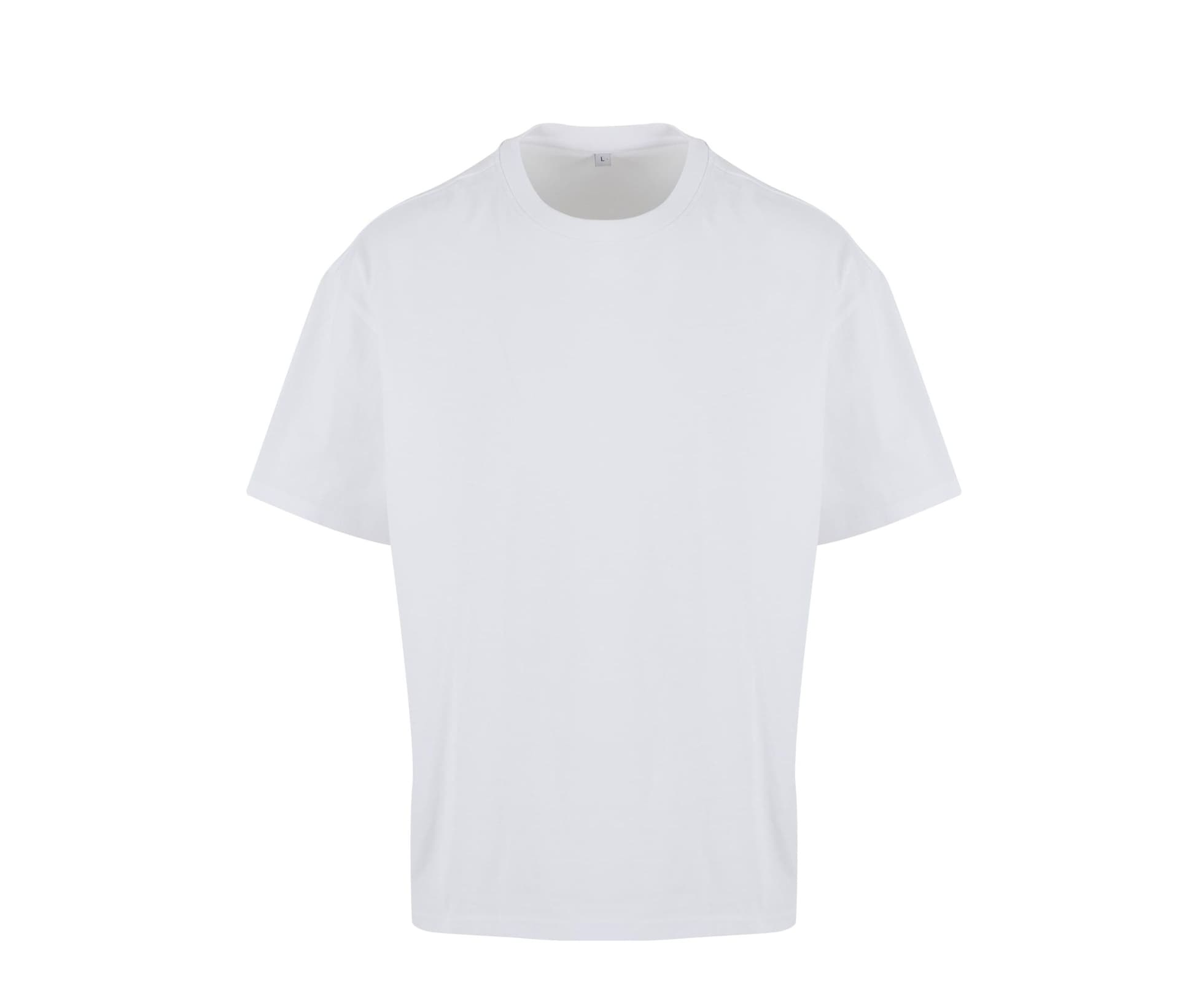 Oversized Jersey Tee — WHITE