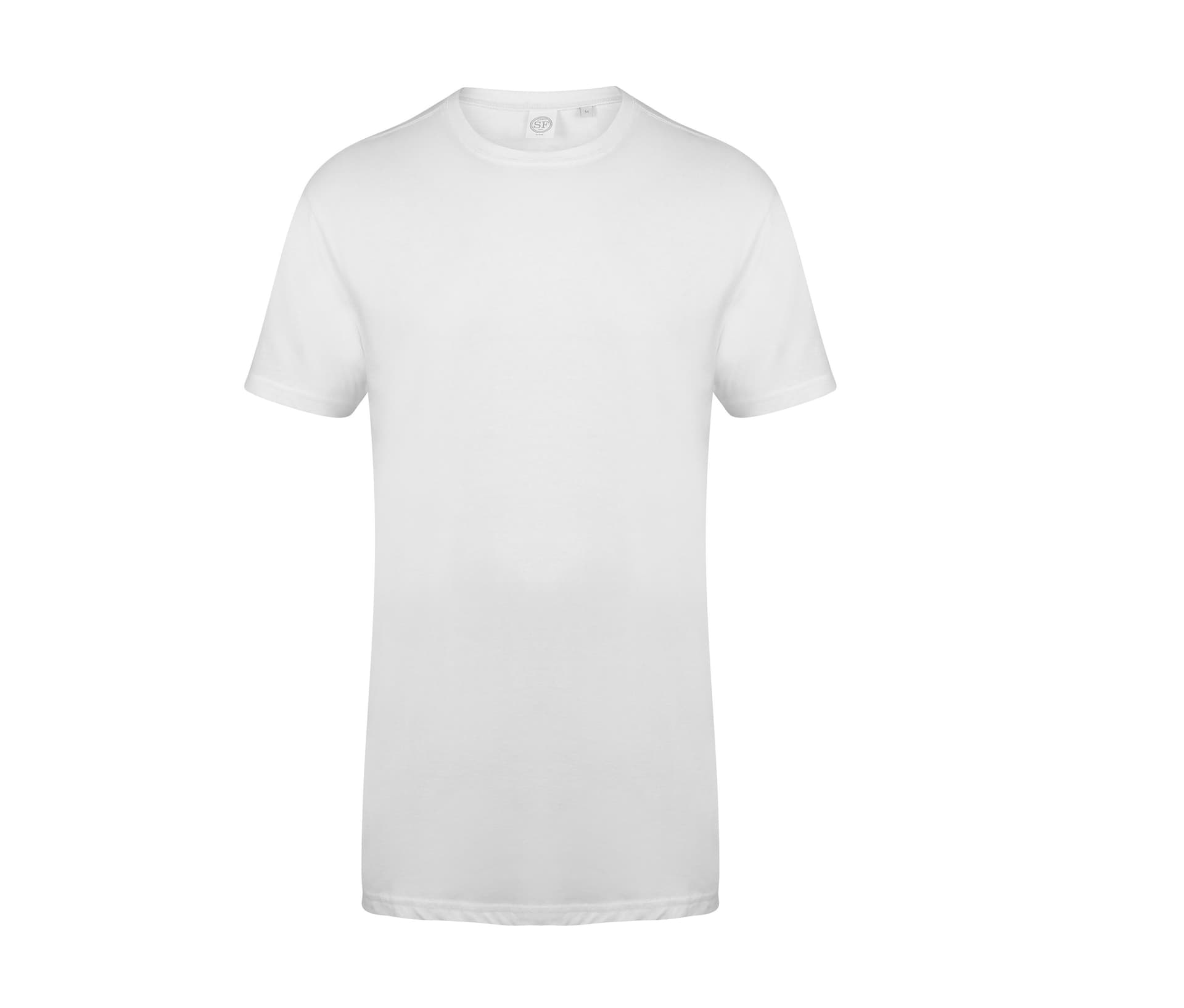 Men's Longline T — WHITE