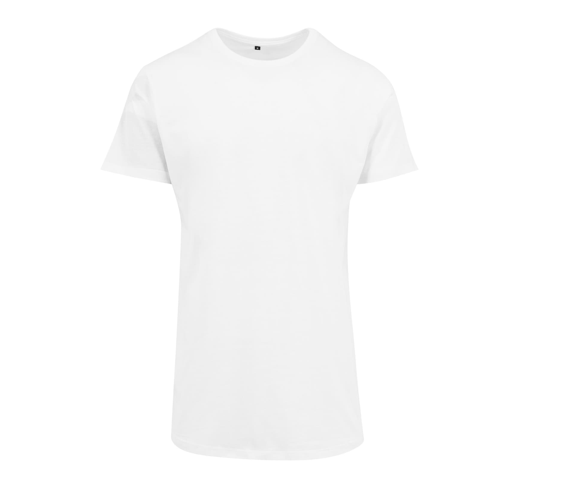 Shaped Long Tee — WHITE