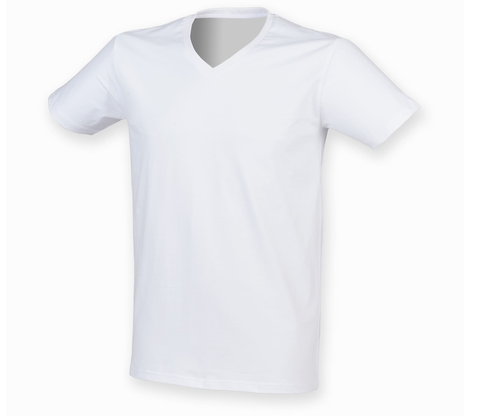 The Feel Good V-Neck Men — WHITE