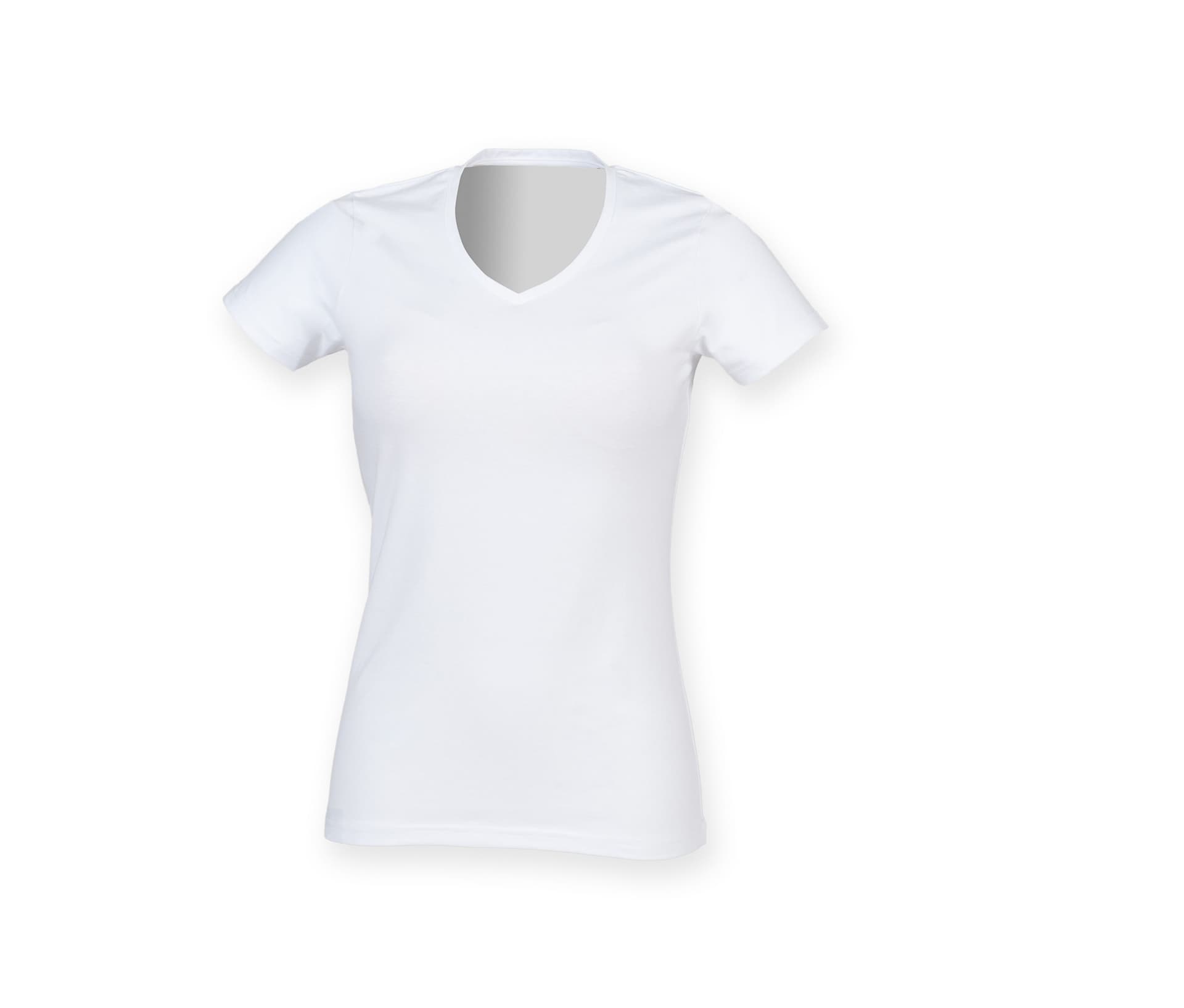 The Feel Good V-Neck Women — WHITE