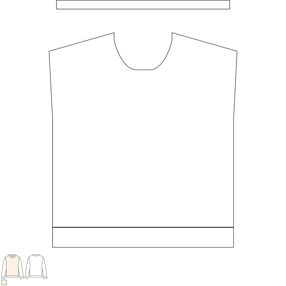 Unisex Relaxed Fit Knitted Crew Neck Sweater