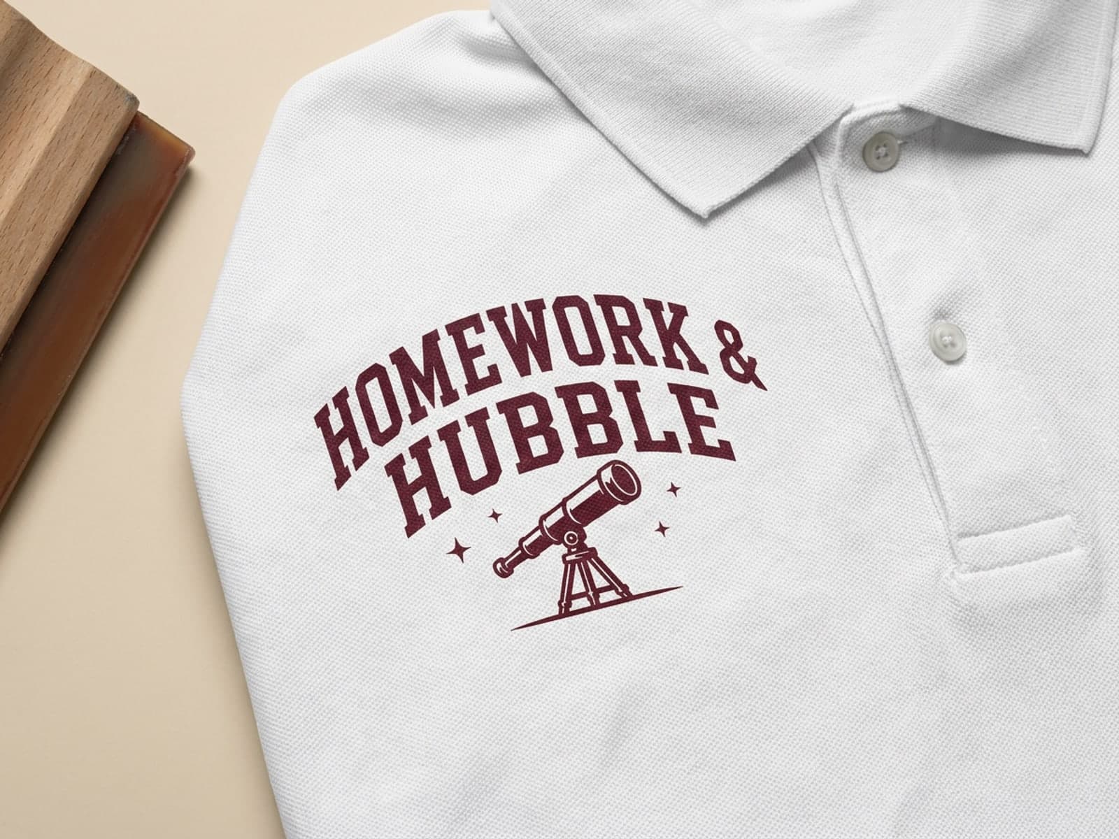 screen-printed polo — Screen printing