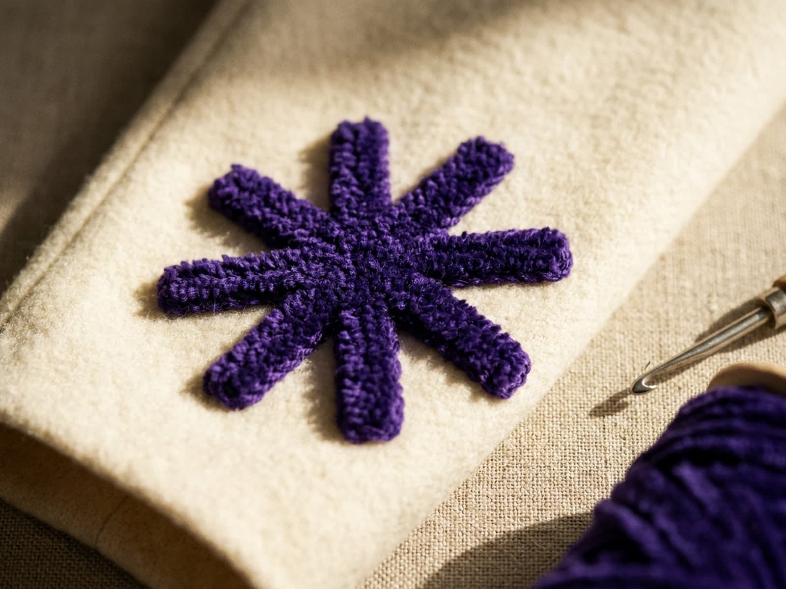 Broderie bouclette