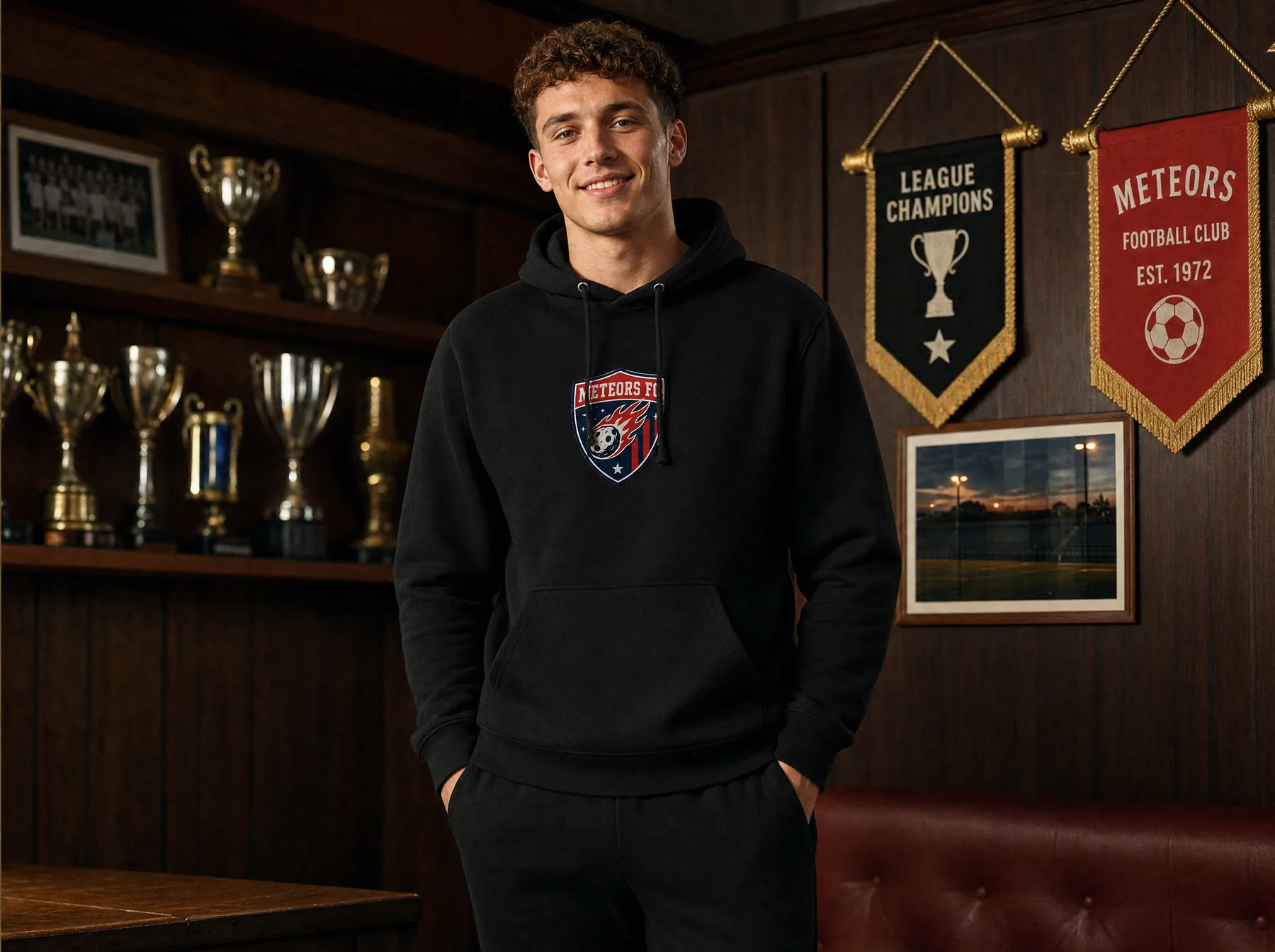 Sweat College Hoodie — Club sportif