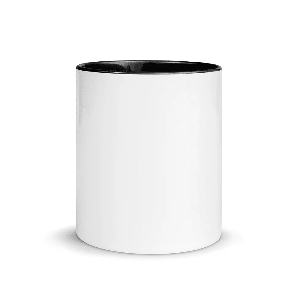 Mug en céramique coloré à l'intérieur