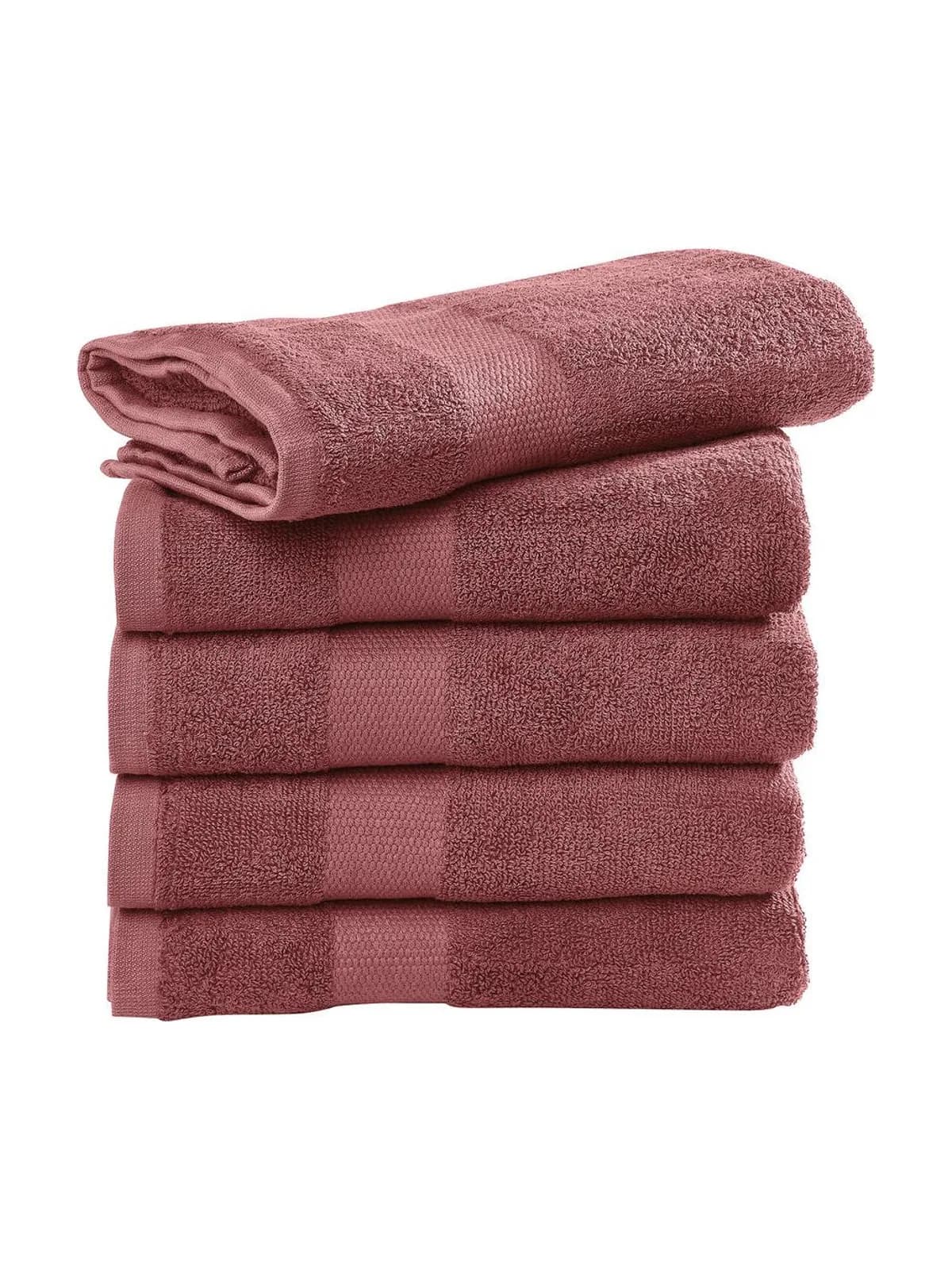 Tiber Bath Towel 70x140 cm — Rich Red