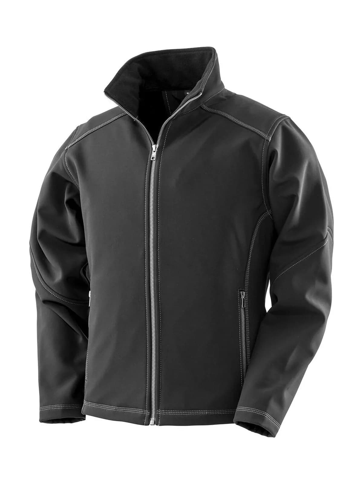 Women's Treble Stitch Softshell — Black