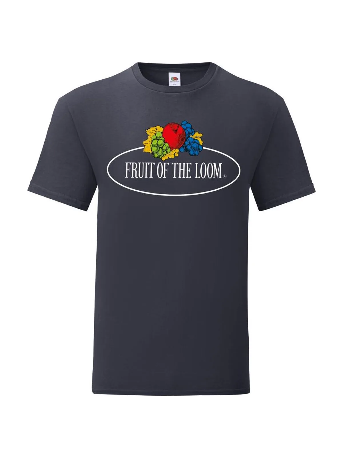 Vintage T Large Logo Print — Deep Navy