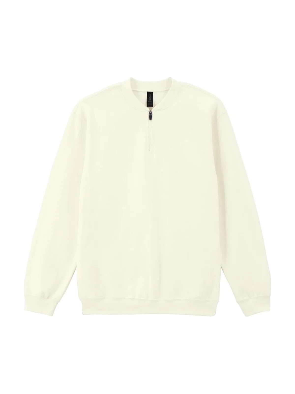 Softstyle Midweight Adult Fleece 1/4 Zip Sweat — Off White