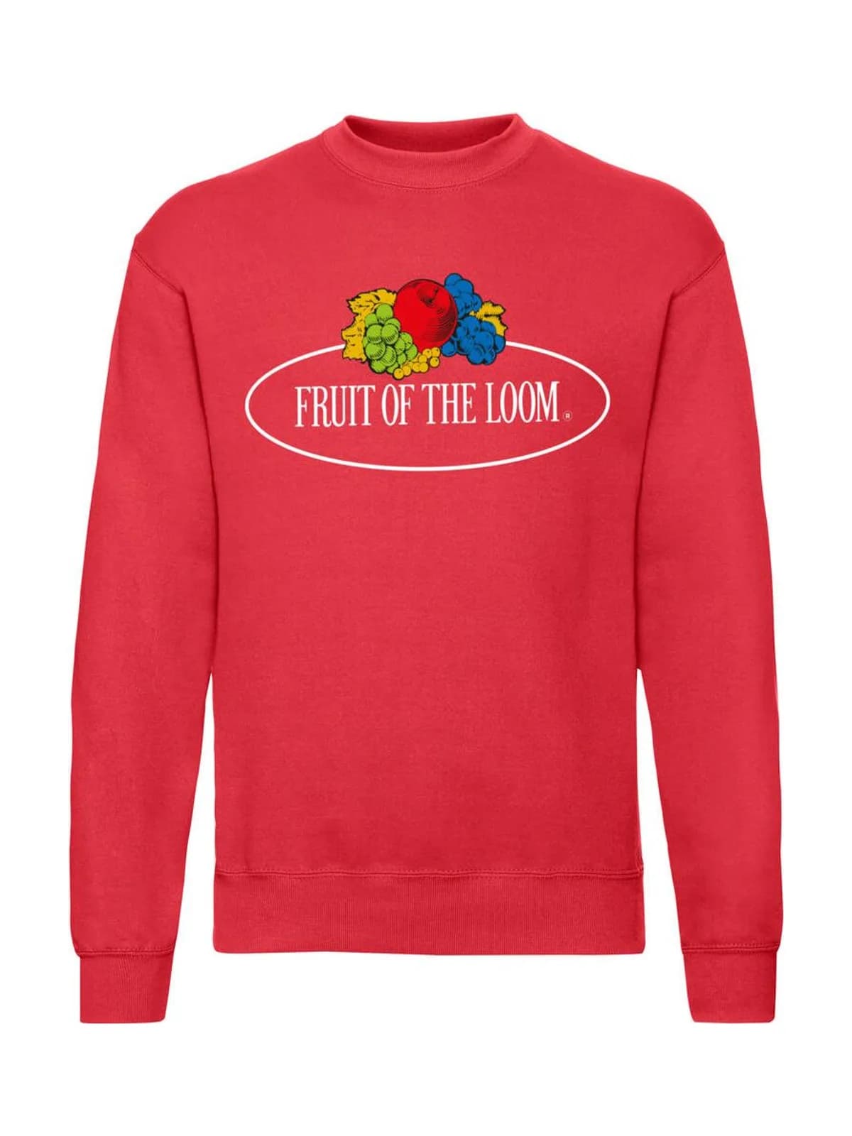 Vintage Sweat Set In Large Logo Print — Red
