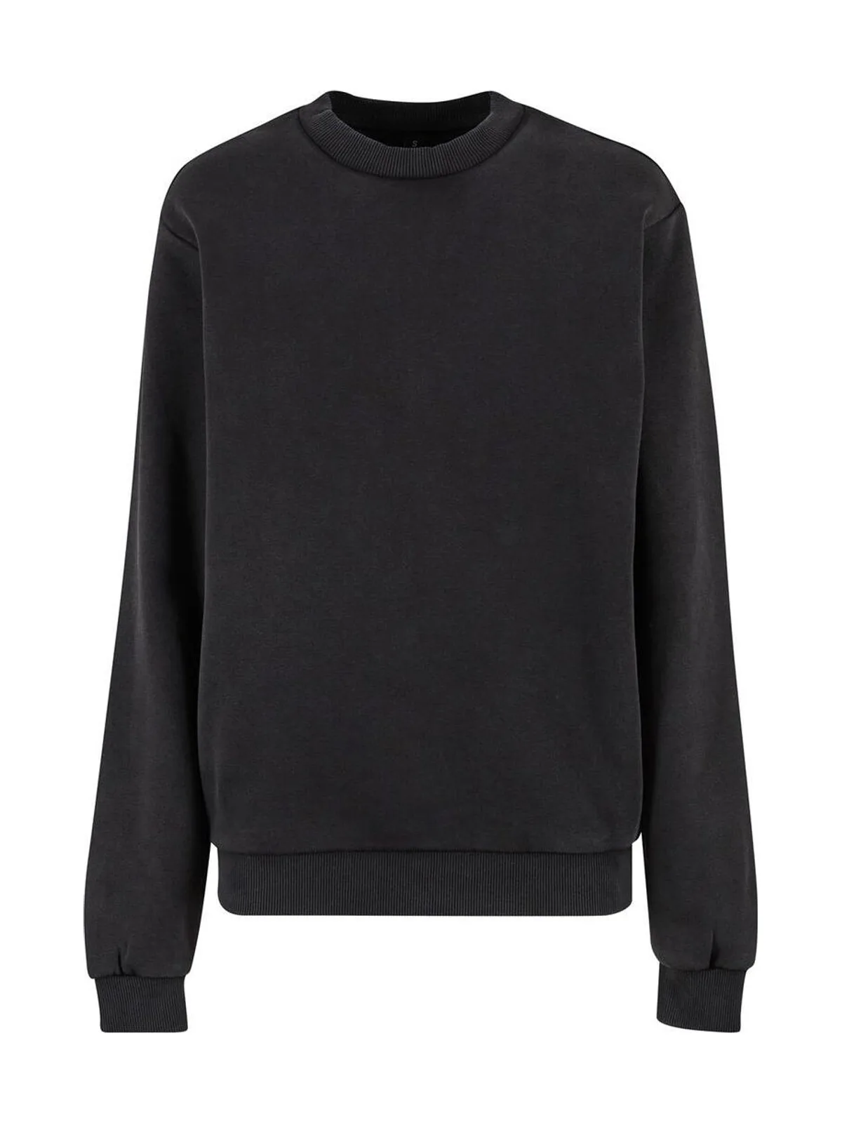Ladies Vintage Heavy Crewneck — Black