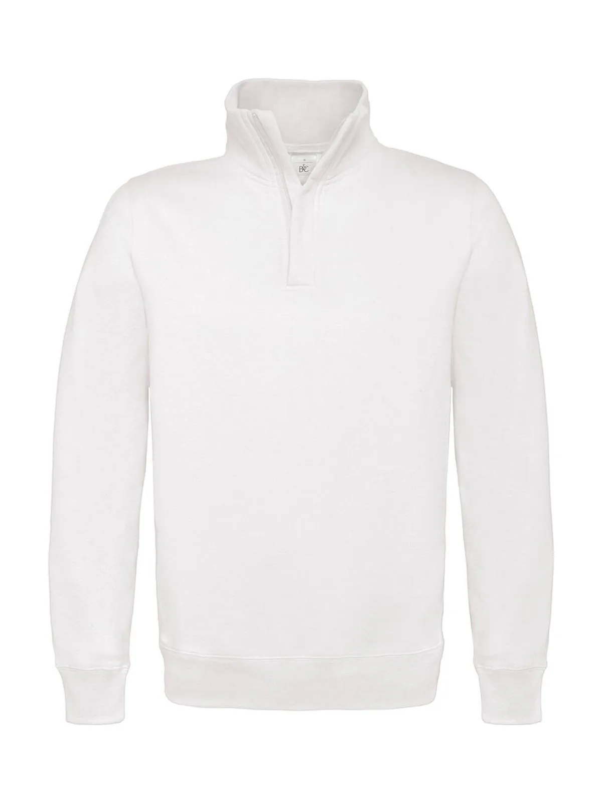 ID.004 Cotton Rich 1/4 Zip Sweat — White