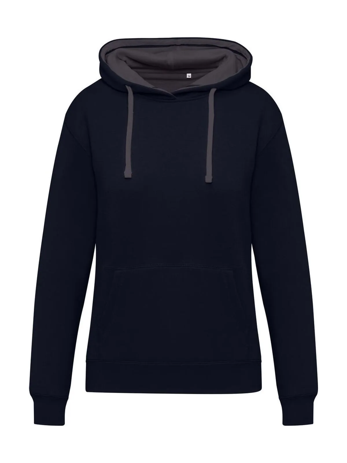 Originals Contrast Hooded Sweat Women — Dark Black/Grey