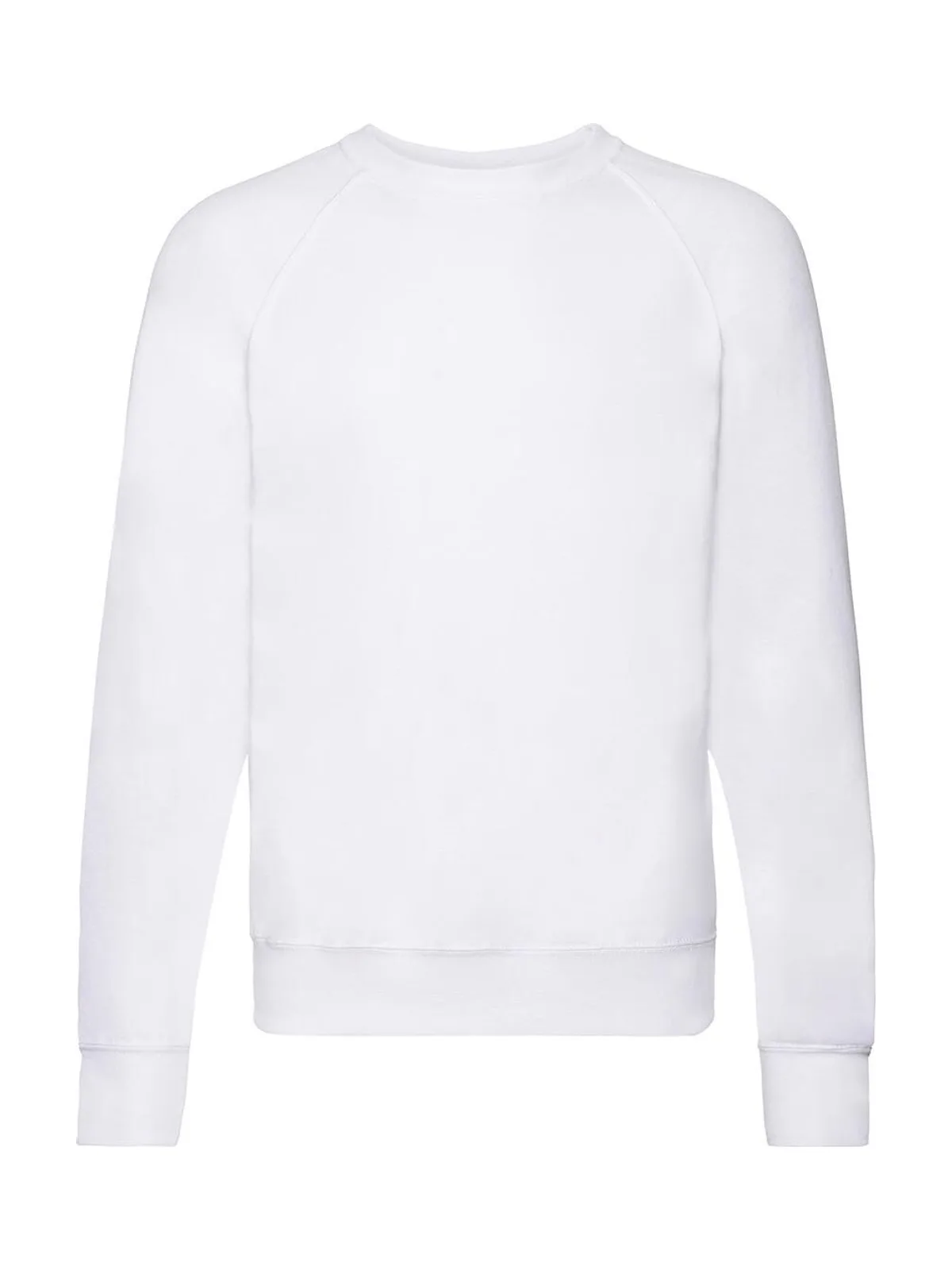 Lightweight Raglan Sweat — White