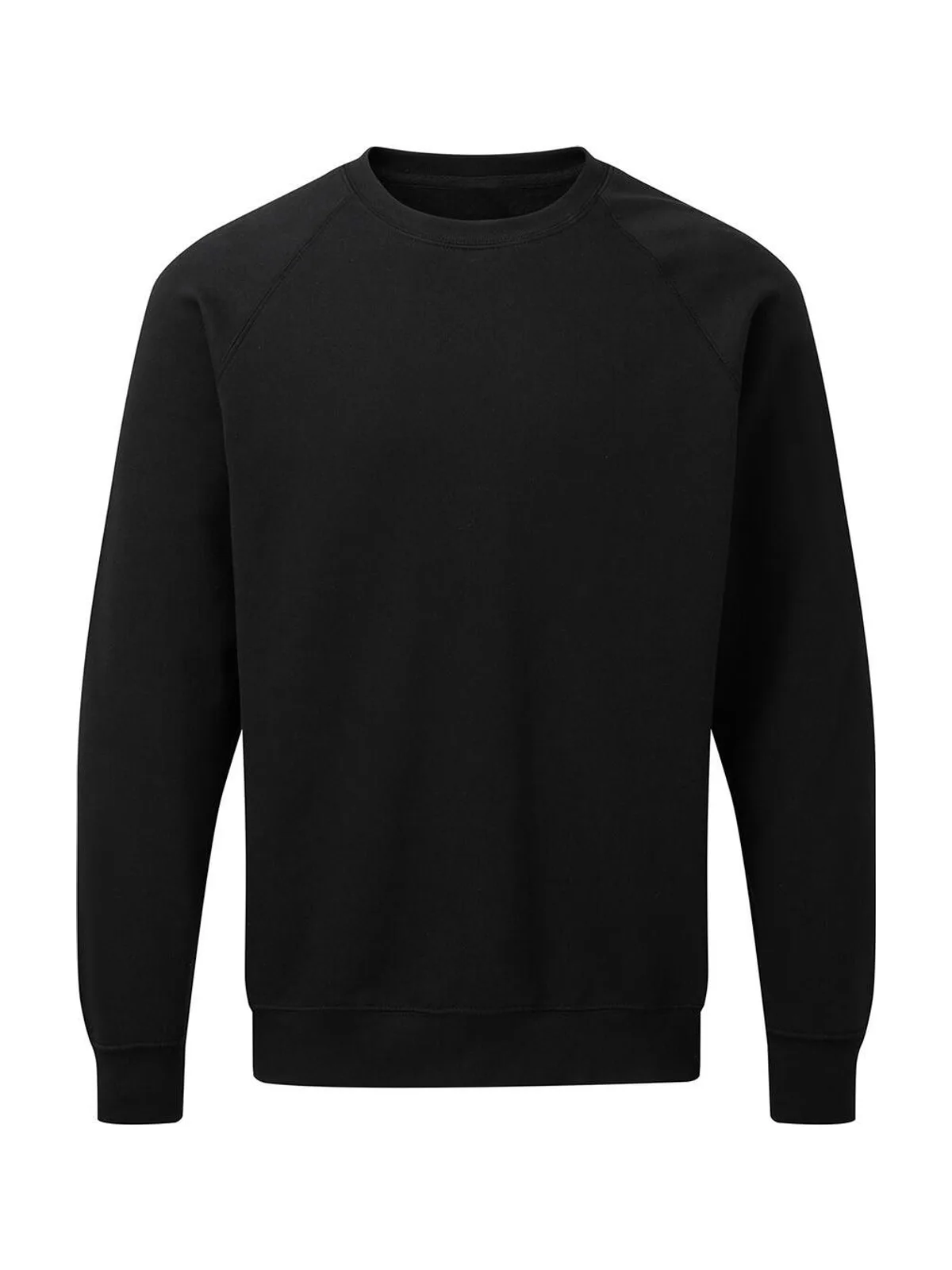 Raglan Sweatshirt Men — Black