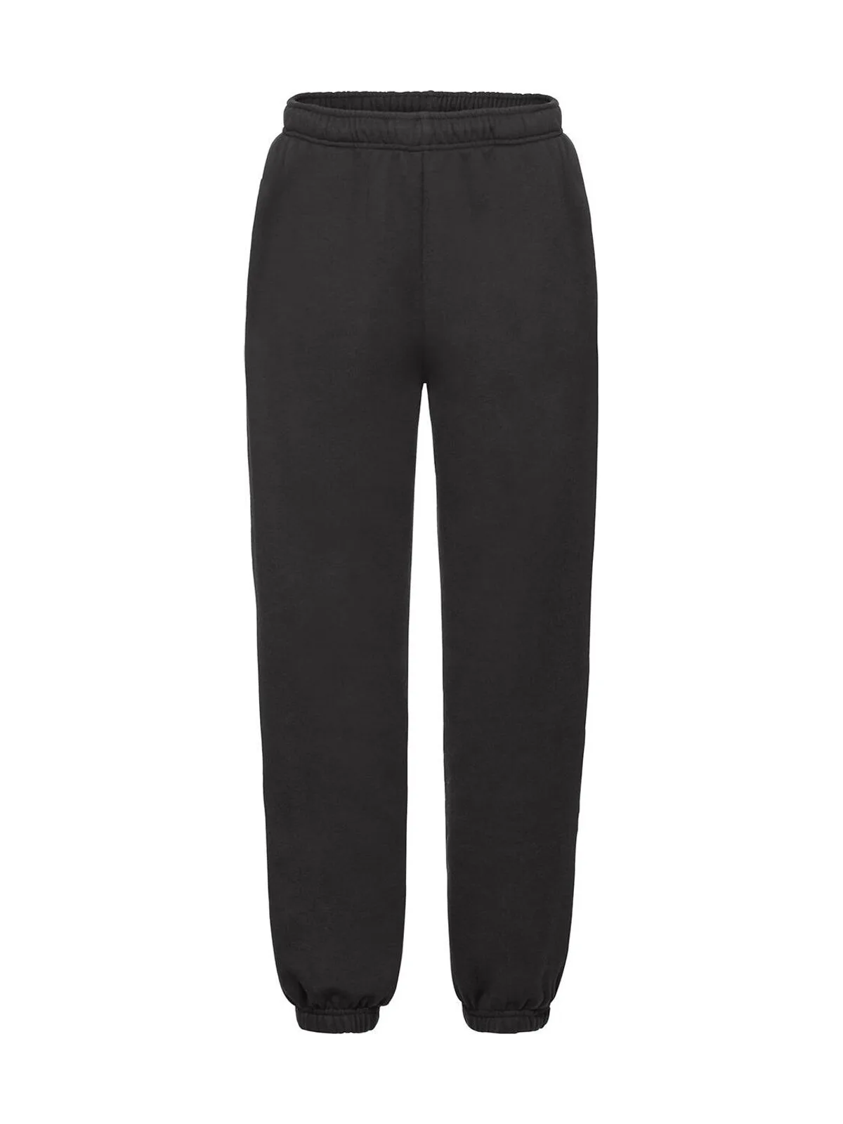 Kids Premium Elasticated Cuff Jog Pants — Black