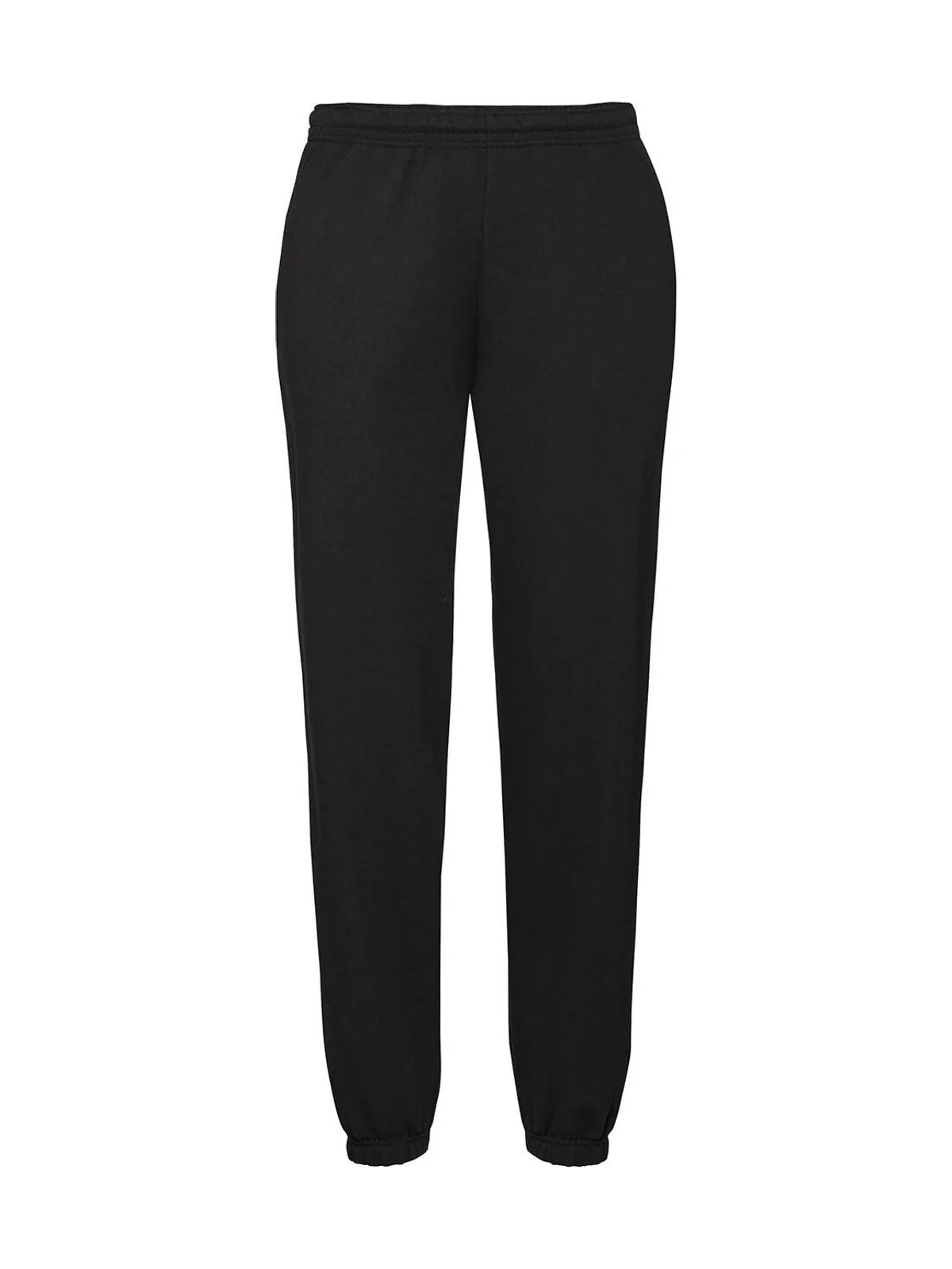 Classic Elasticated Cuff Jog Pants — Black