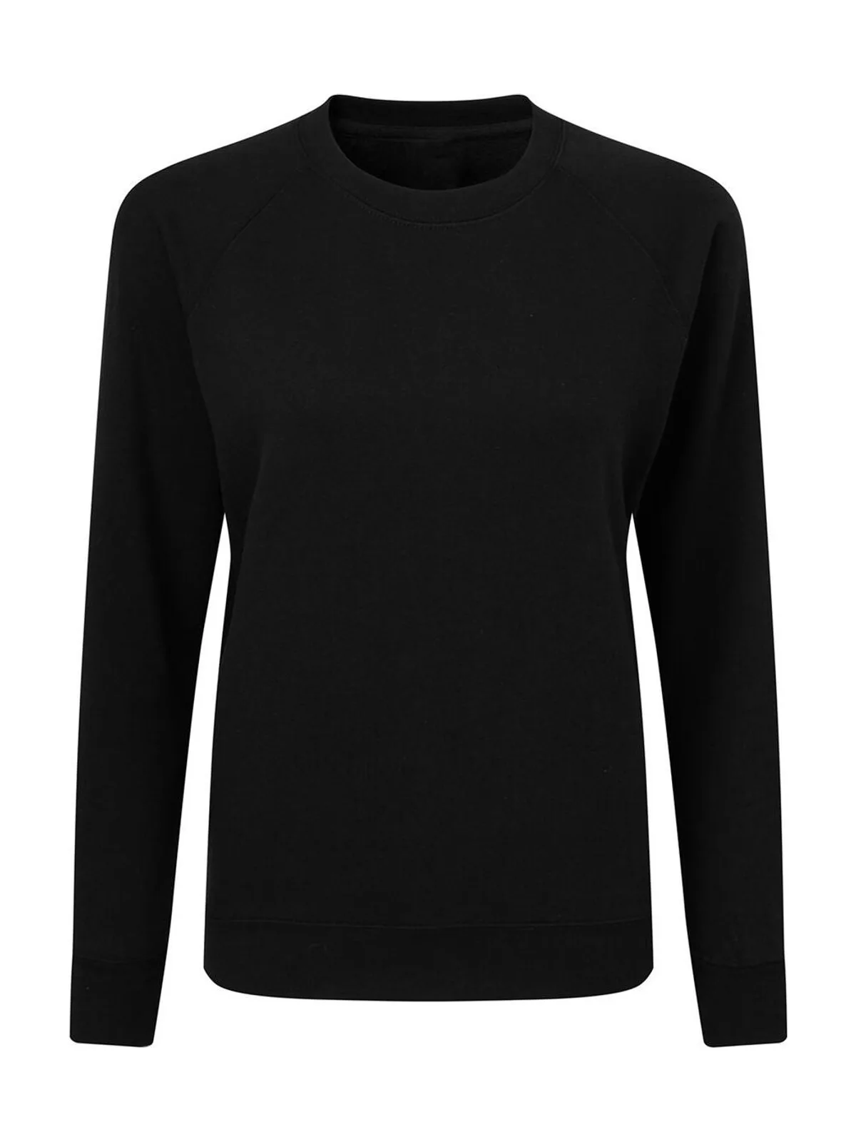 Raglan Sweatshirt Women — Black