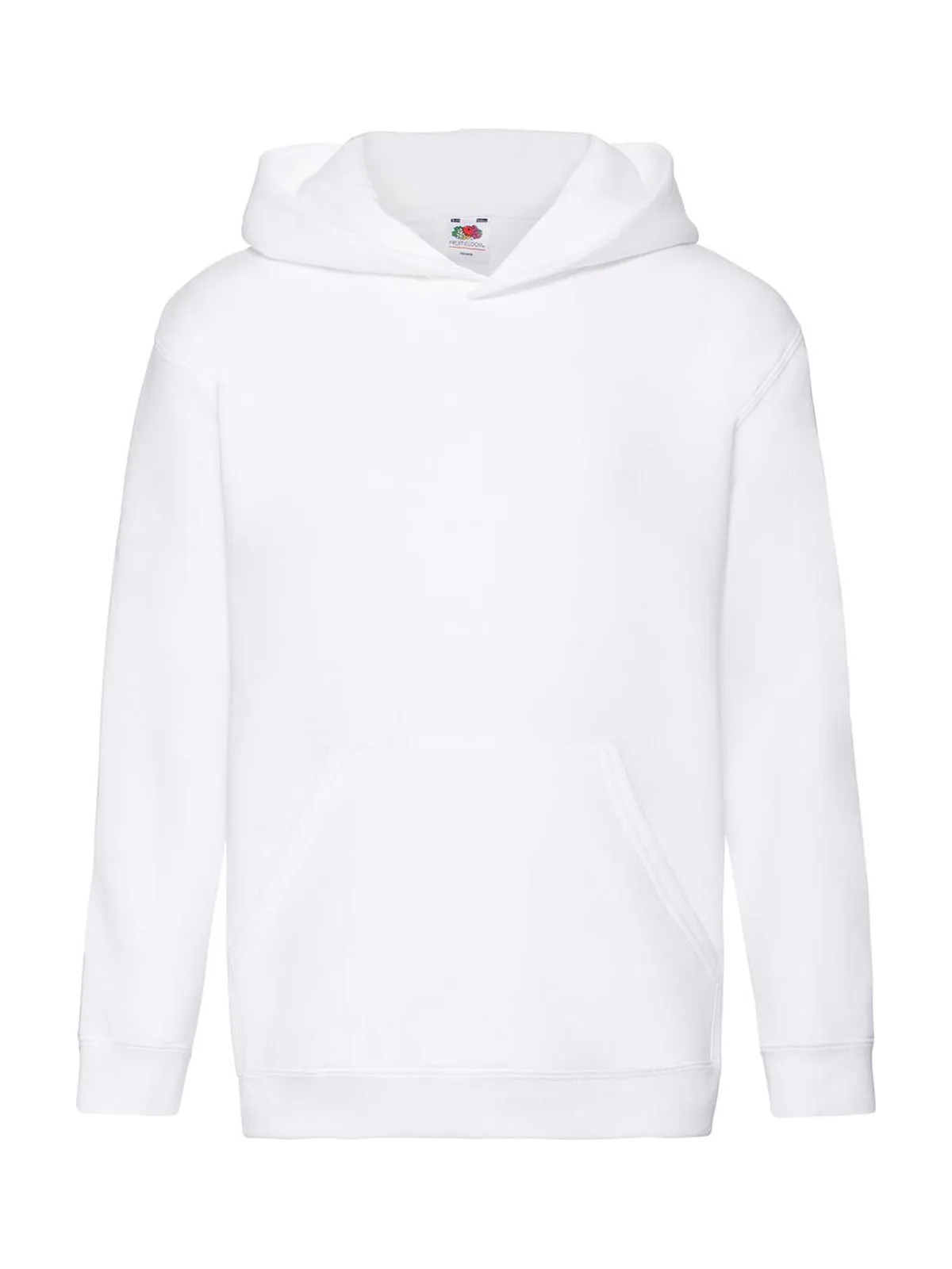 Kids Premium Hooded Sweat — White