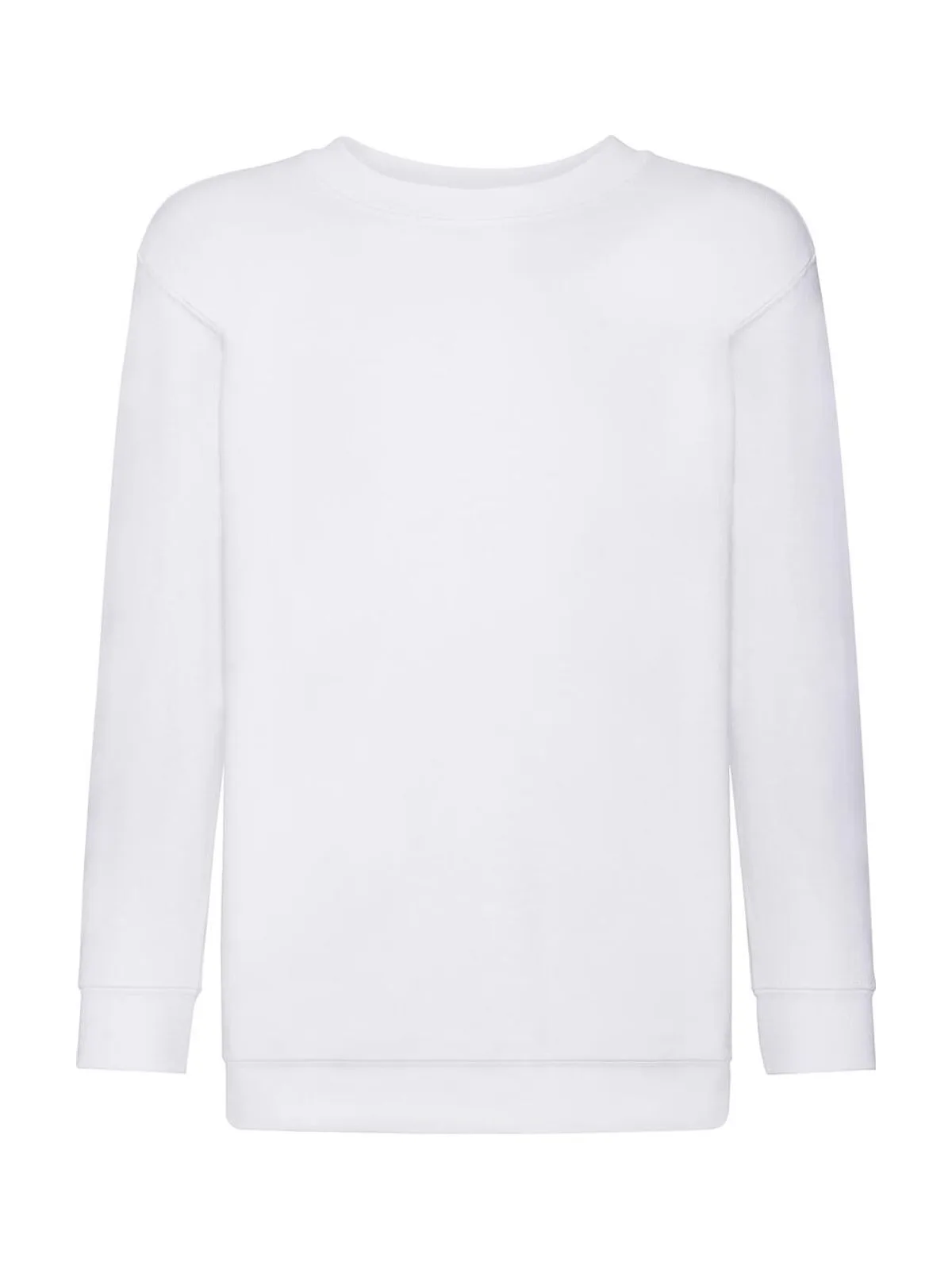 Kids Classic Set-In Sweat — White