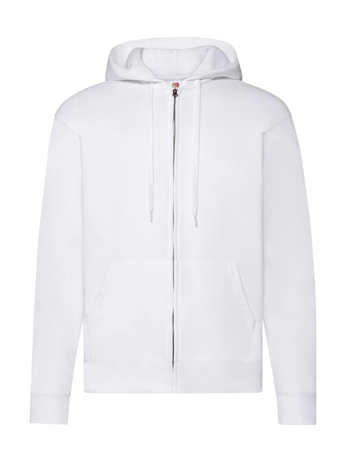 Classic Hooded Sweat Jacket — White