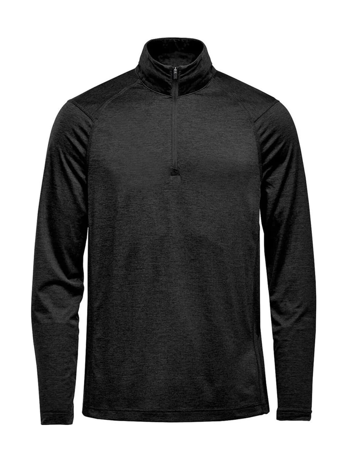 Milano 1/4 Zip Pullover — Black