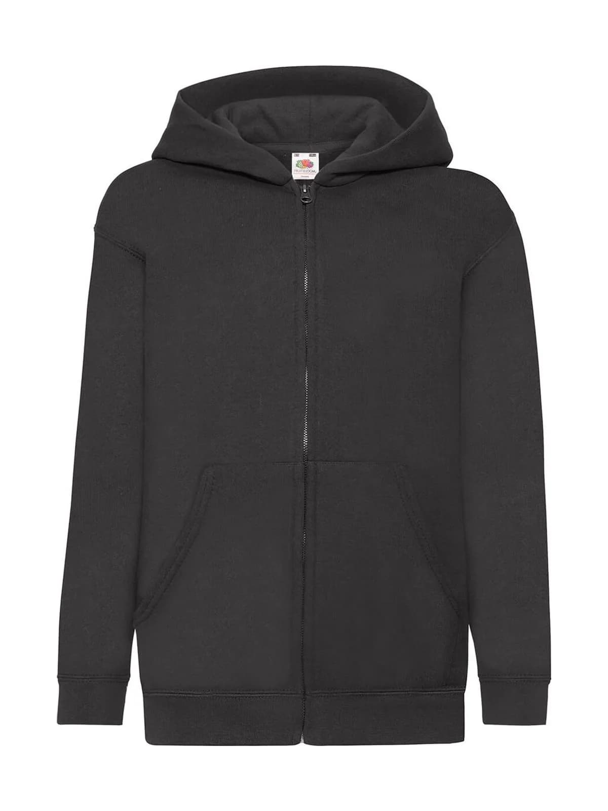 Kids Classic Hooded Sweat Jacket — Black