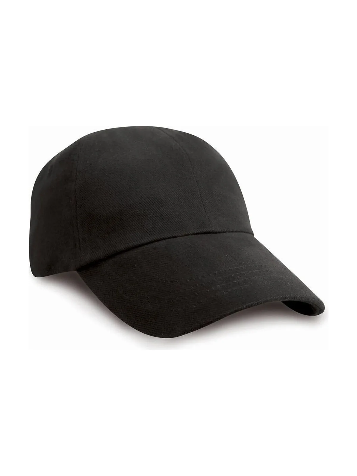 Junior Brushed Cotton Cap — Black