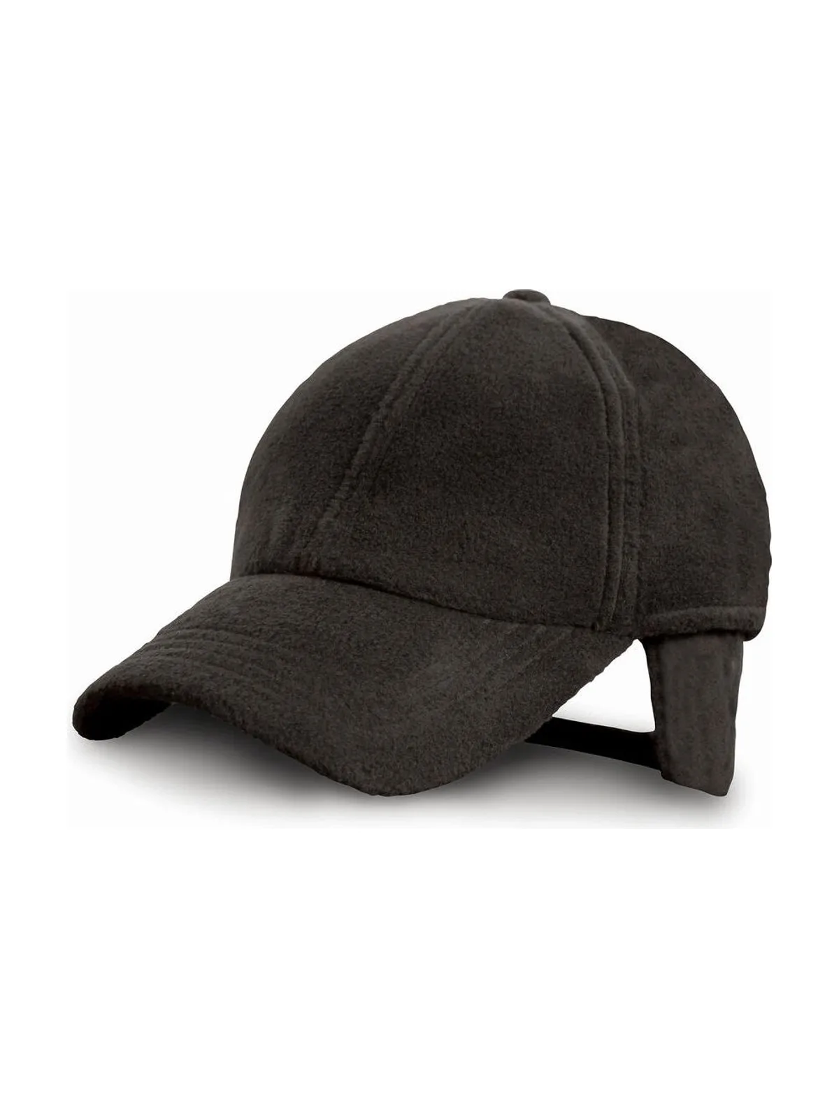 Winter Fleece Cap — Black