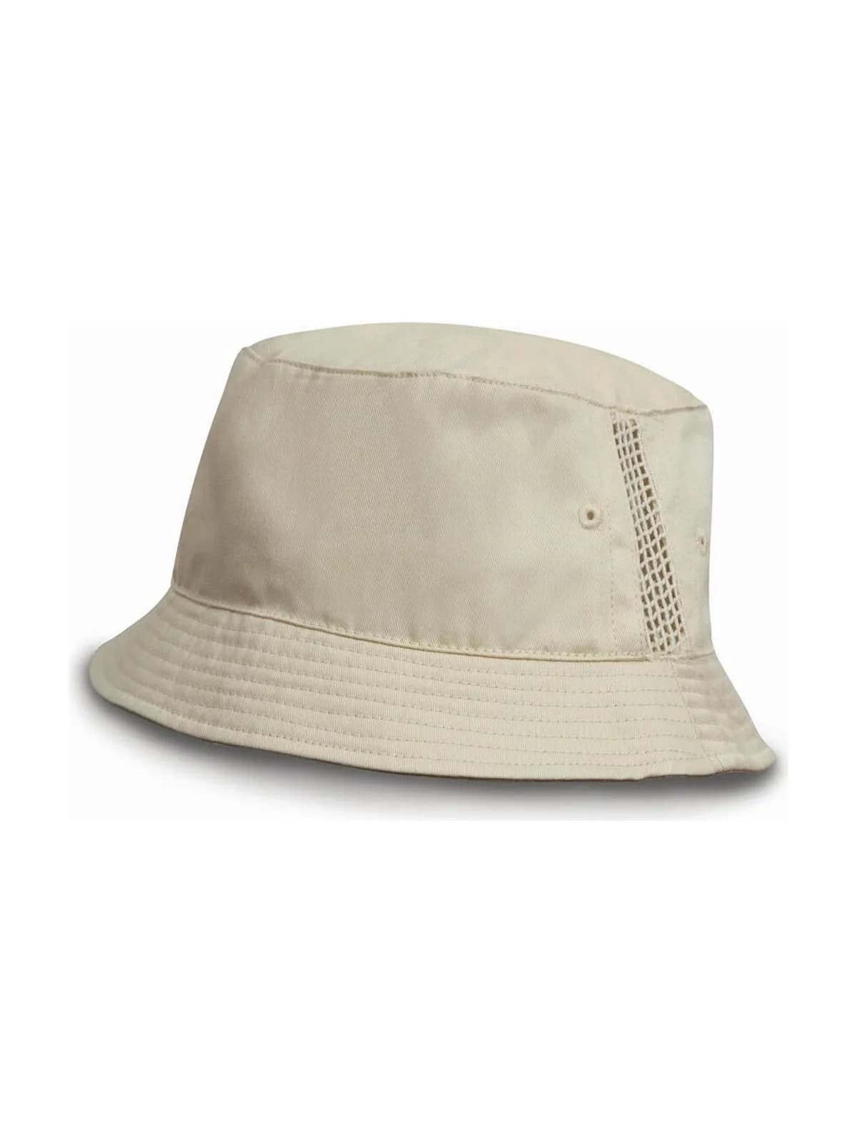 Sporting Hat with Mesh Panels — Natural