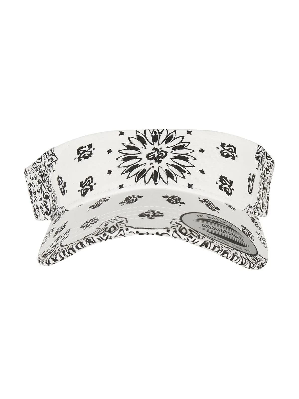 Visor Bandana Print — White